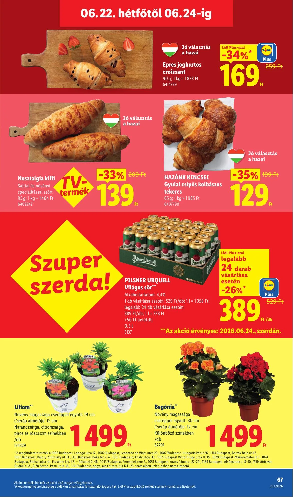 Lidl akciós újság 06.18–06.24 – 67. oldal
