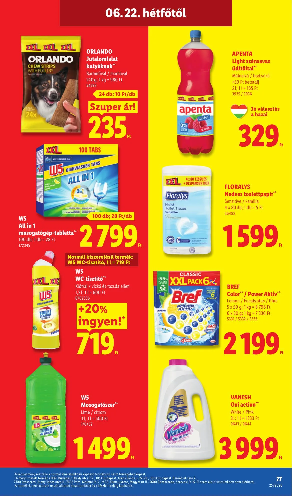 Lidl akciós újság 06.18–06.24 – 77. oldal