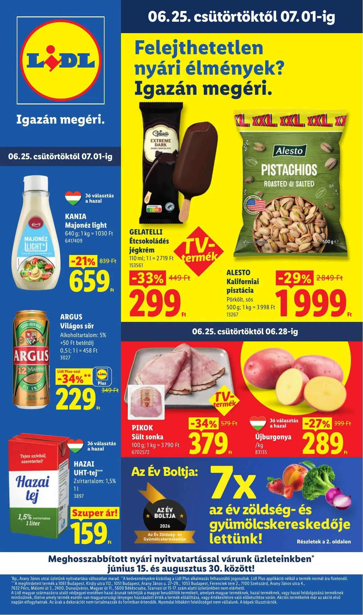 Lidl akciós újság 06.25–07.01