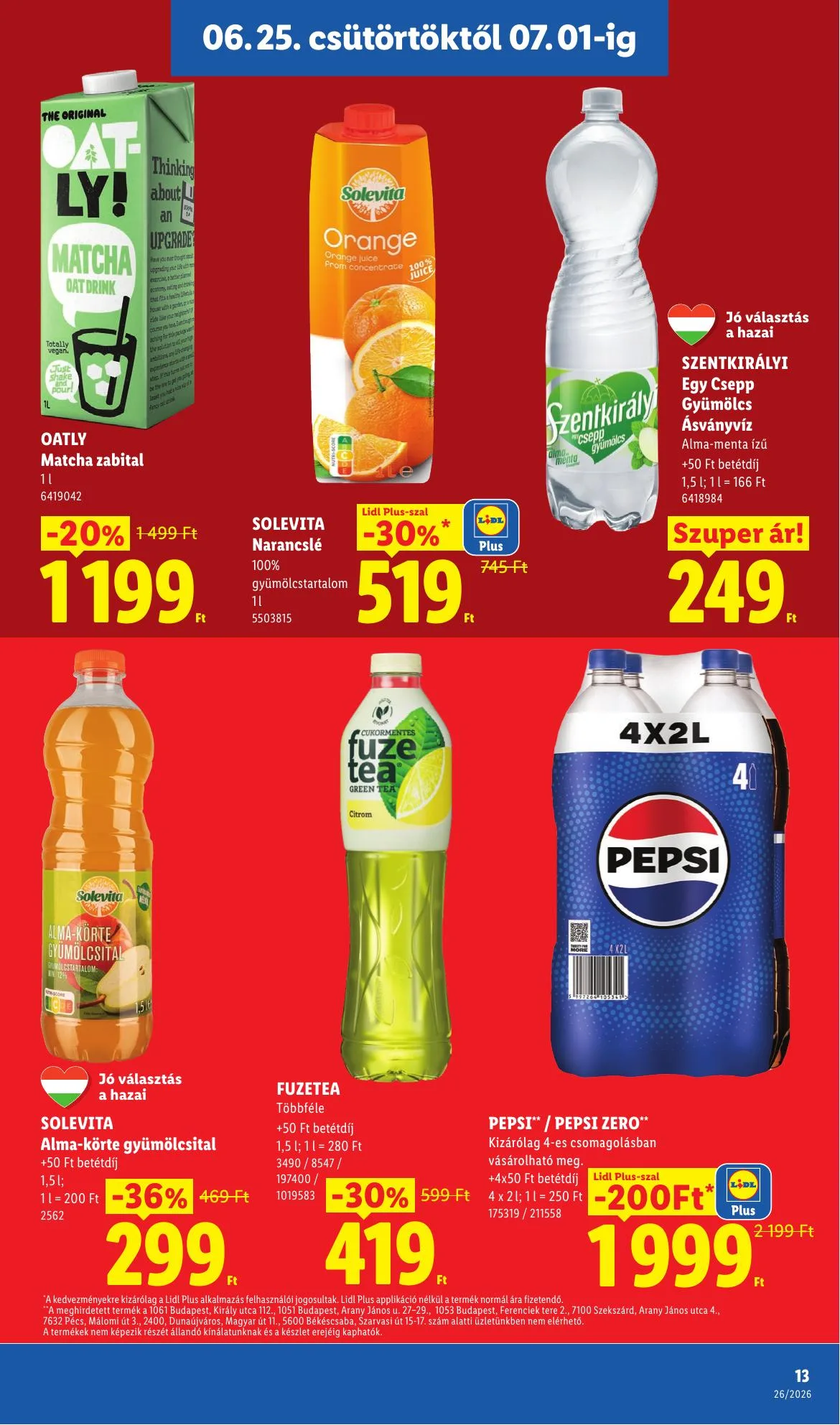 Lidl akciós újság 06.25–07.01 – 13. oldal
