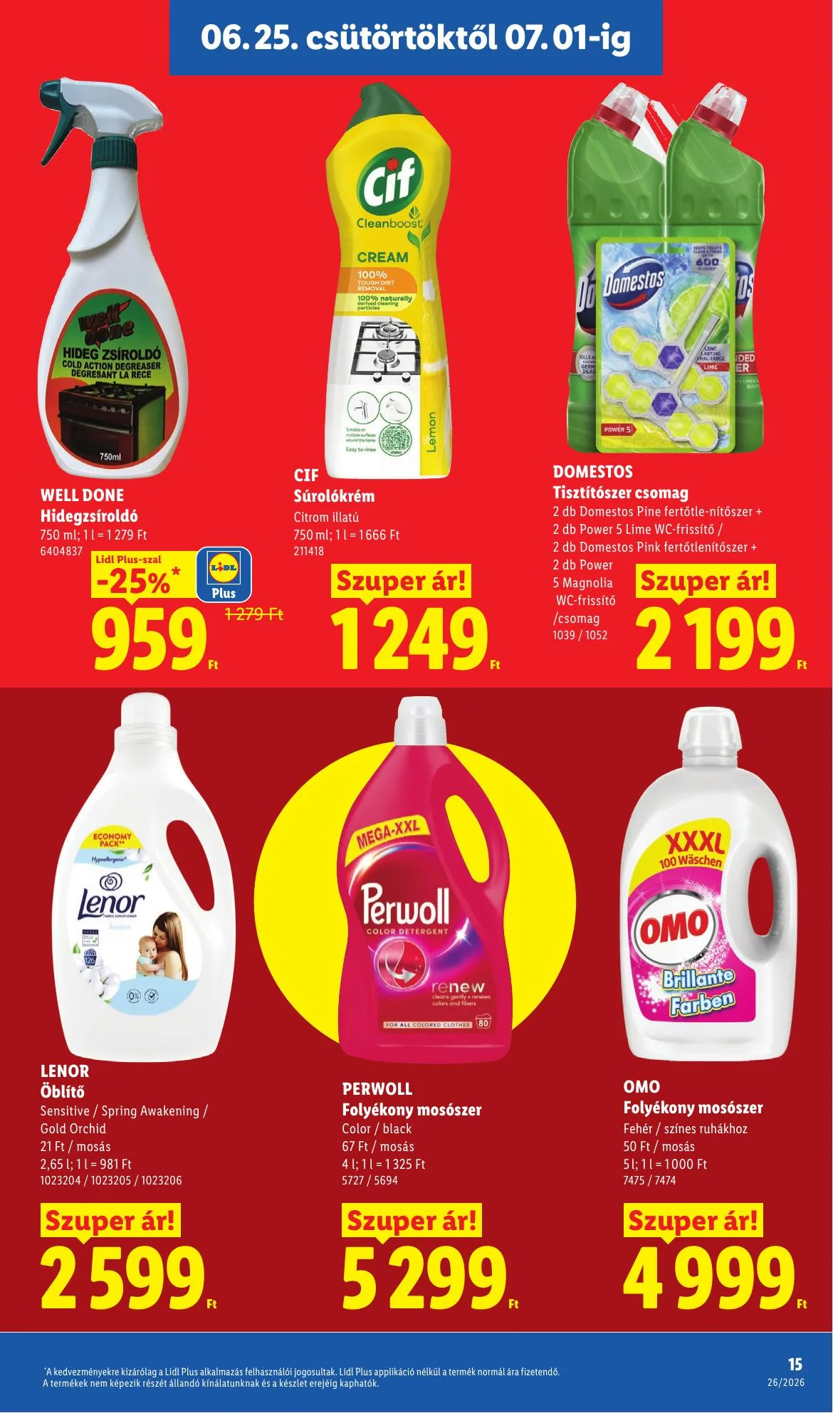Lidl akciós újság 06.25–07.01 – 15. oldal