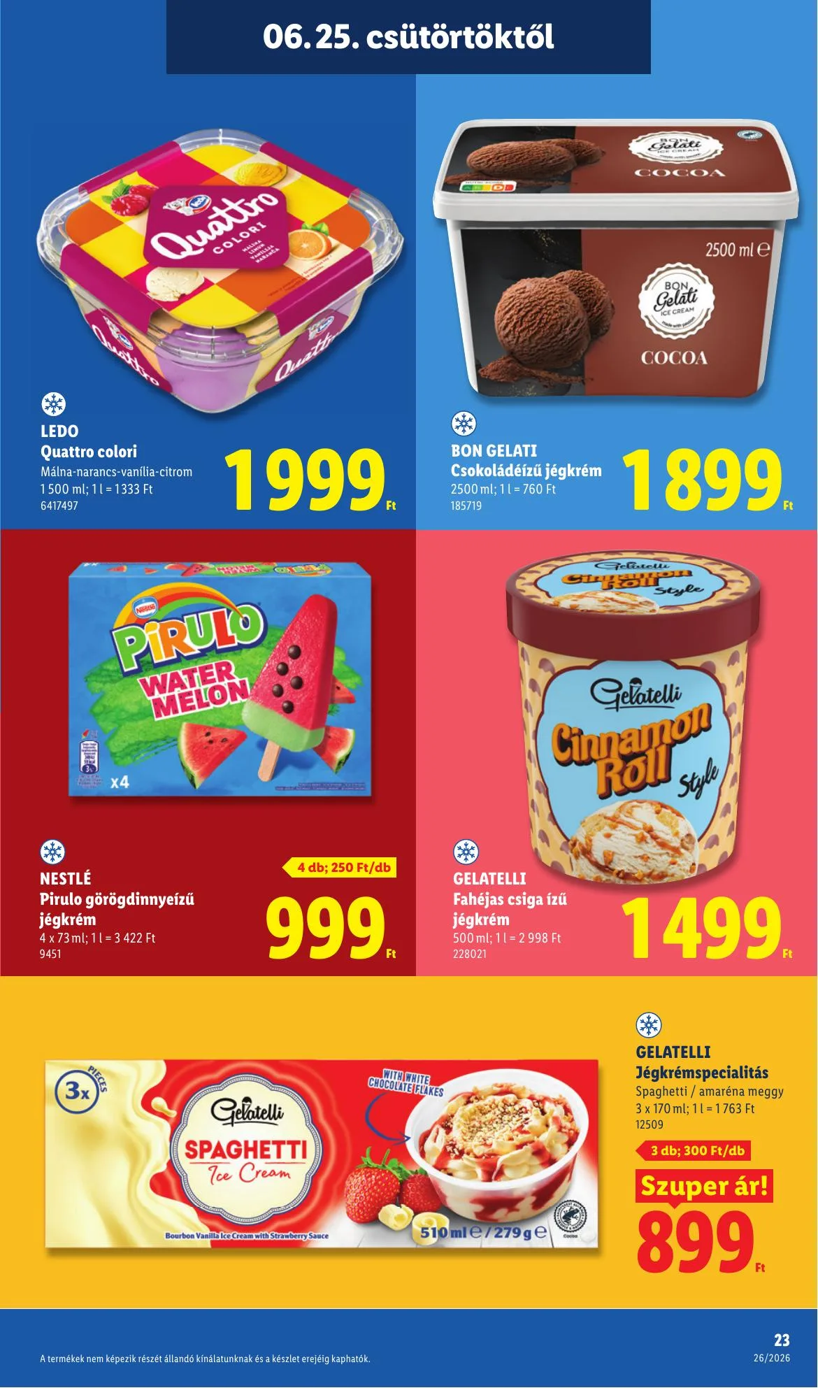 Lidl akciós újság 06.25–07.01 – 23. oldal