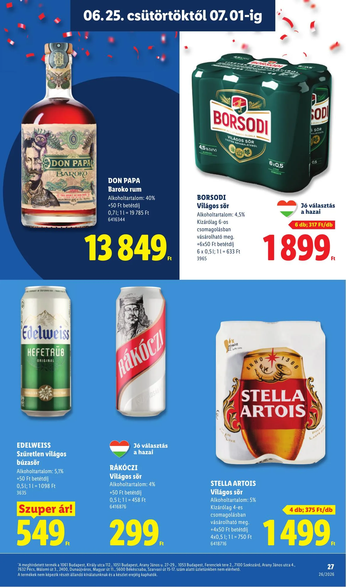 Lidl akciós újság 06.25–07.01 – 27. oldal