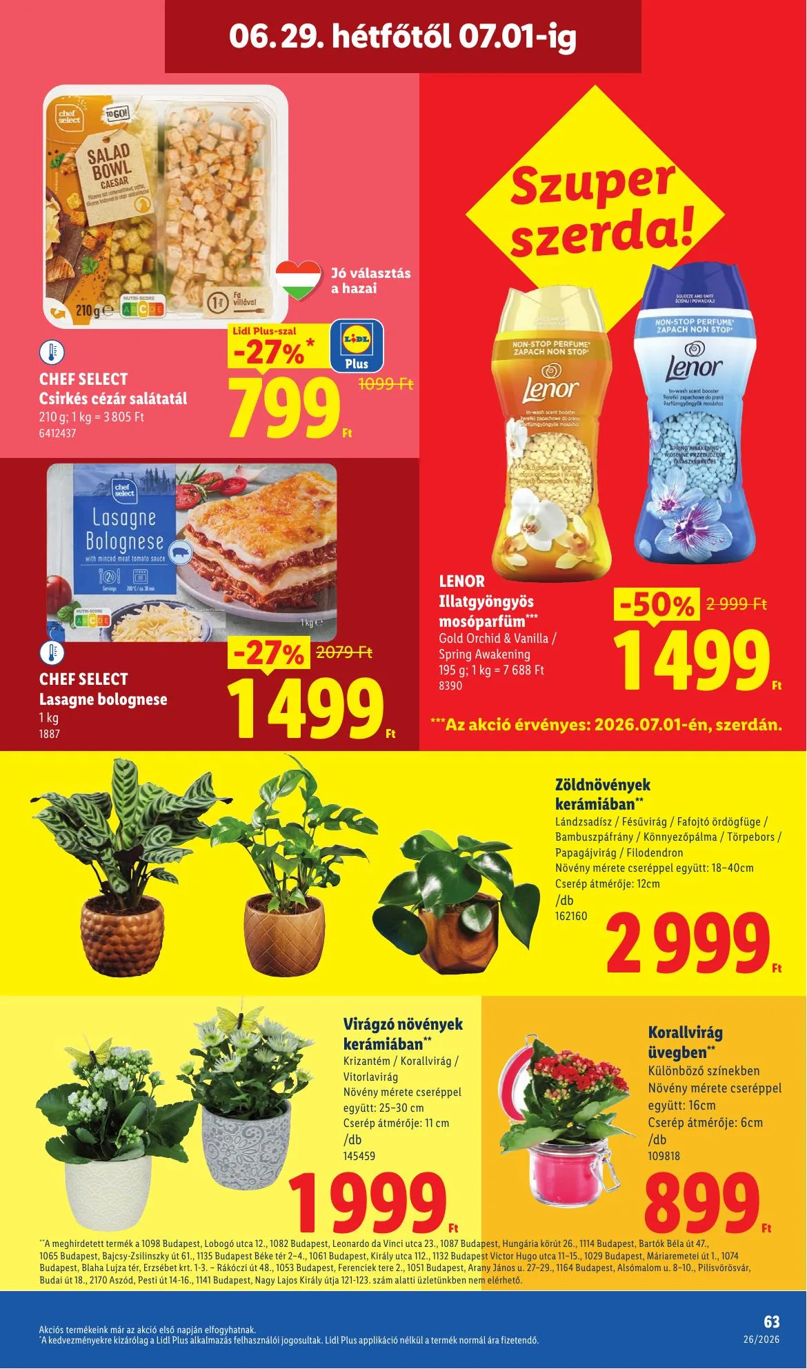 Lidl akciós újság 06.25–07.01 – 63. oldal