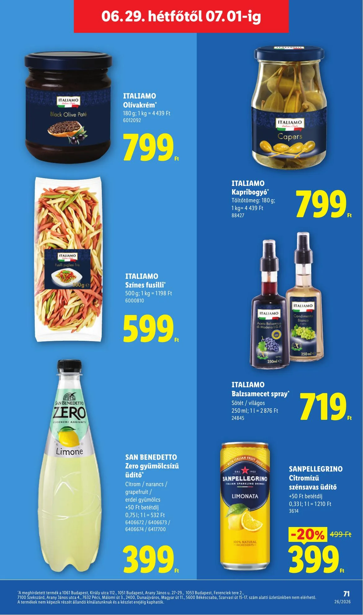 Lidl akciós újság 06.25–07.01 – 71. oldal