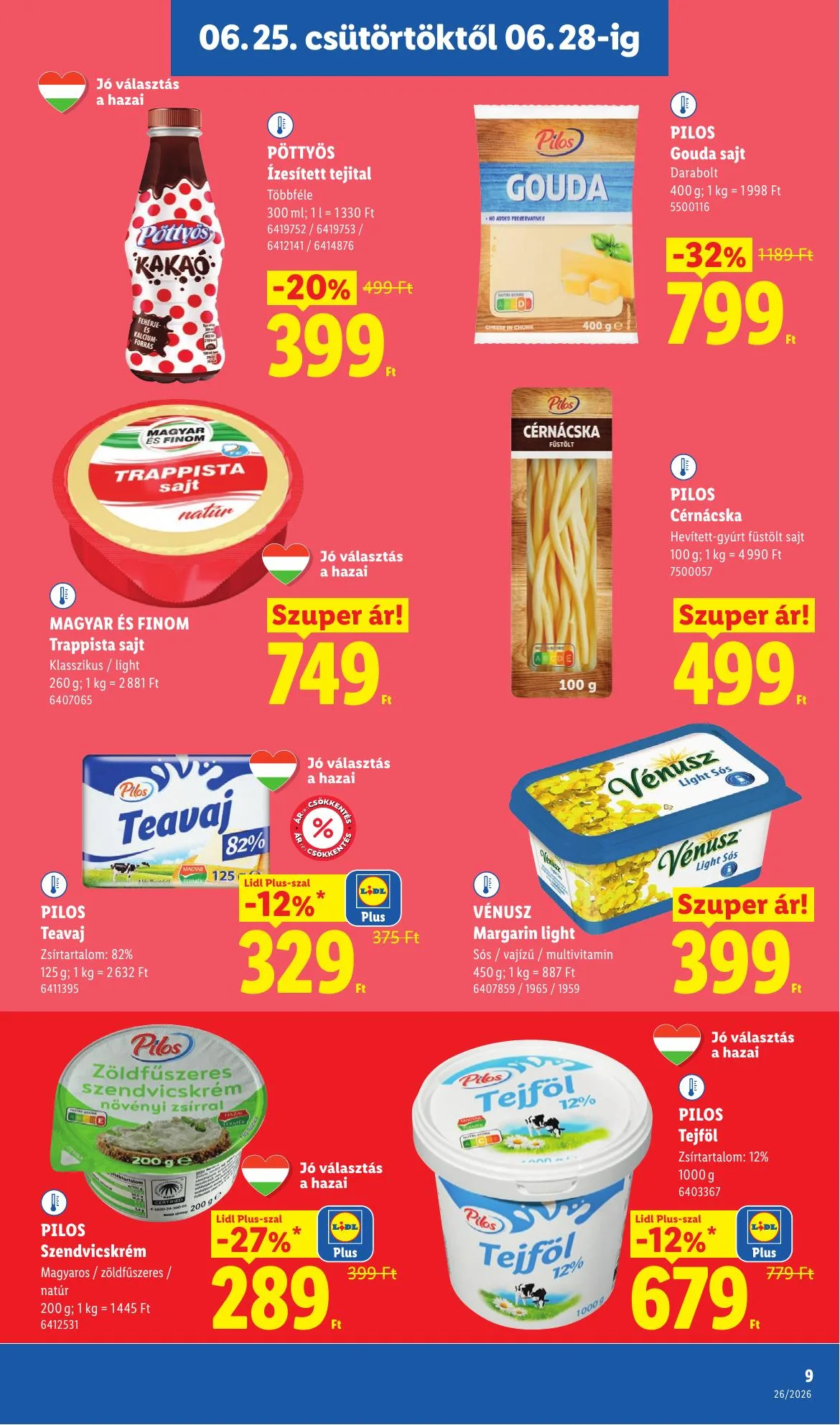 Lidl akciós újság 06.25–07.01 – 9. oldal