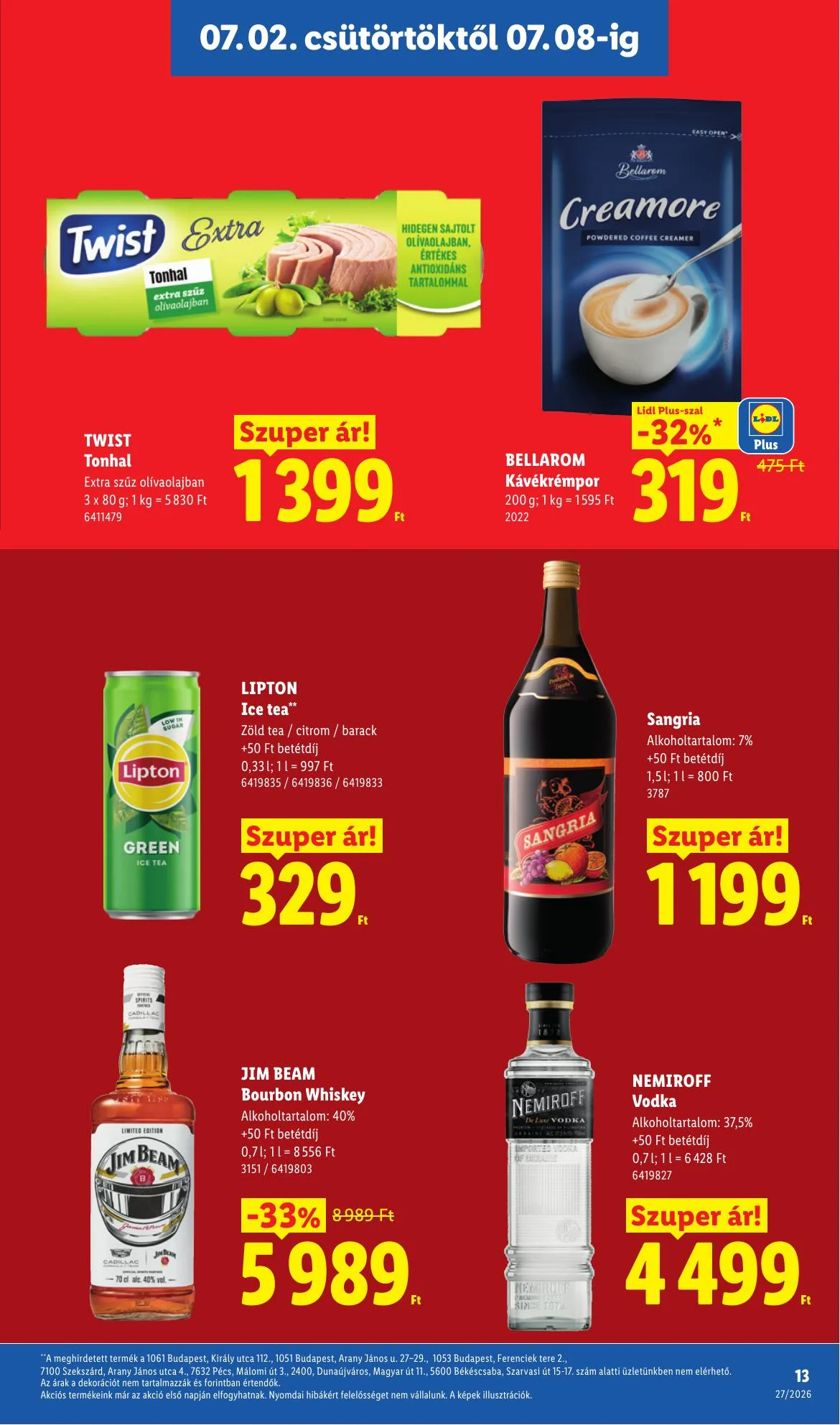 Lidl akciós újság 07.02–07.08 – 13. oldal