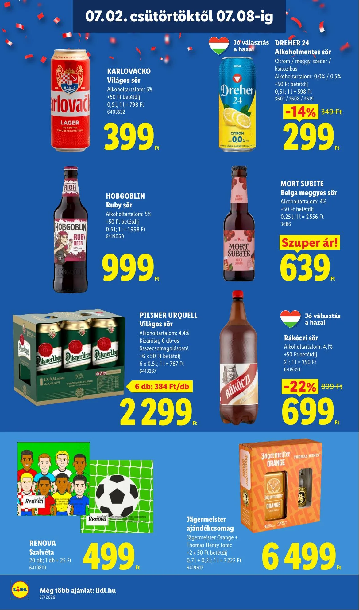 Lidl akciós újság 07.02–07.08 – 20. oldal