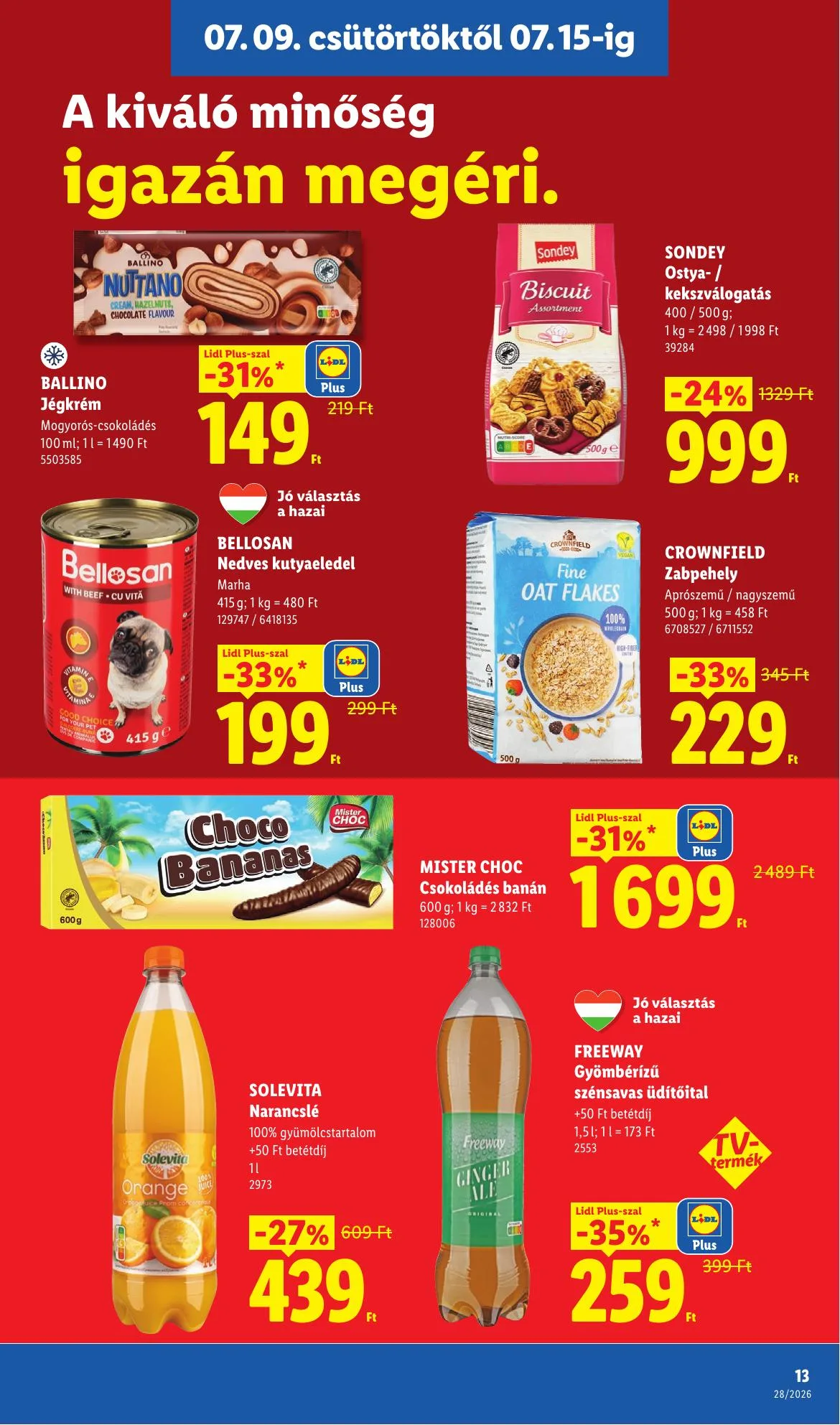 Lidl akciós újság 07.09–07.15 – 13. oldal