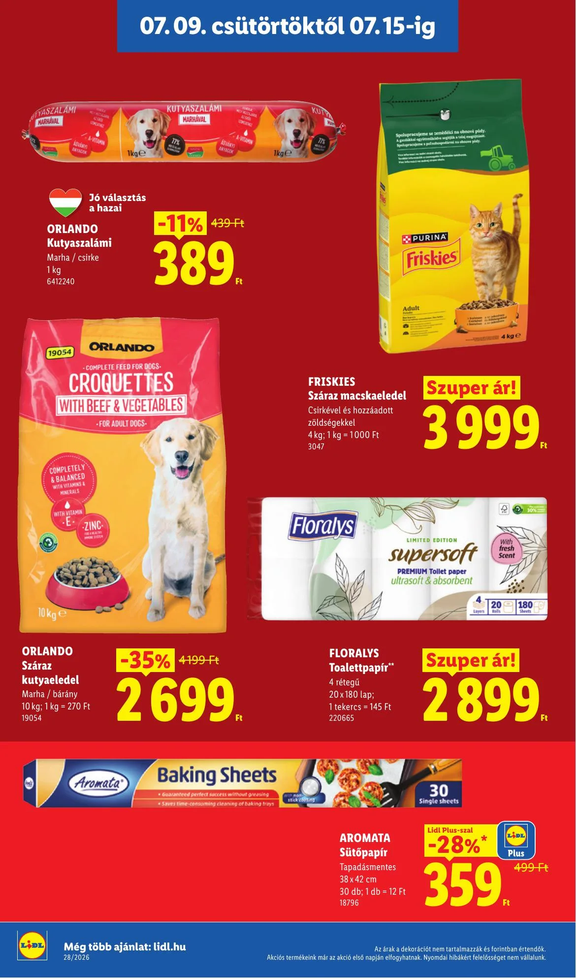 Lidl akciós újság 07.09–07.15 – 18. oldal