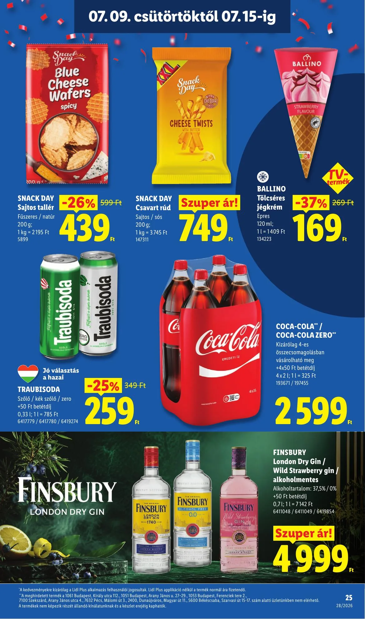 Lidl akciós újság 07.09–07.15 – 25. oldal