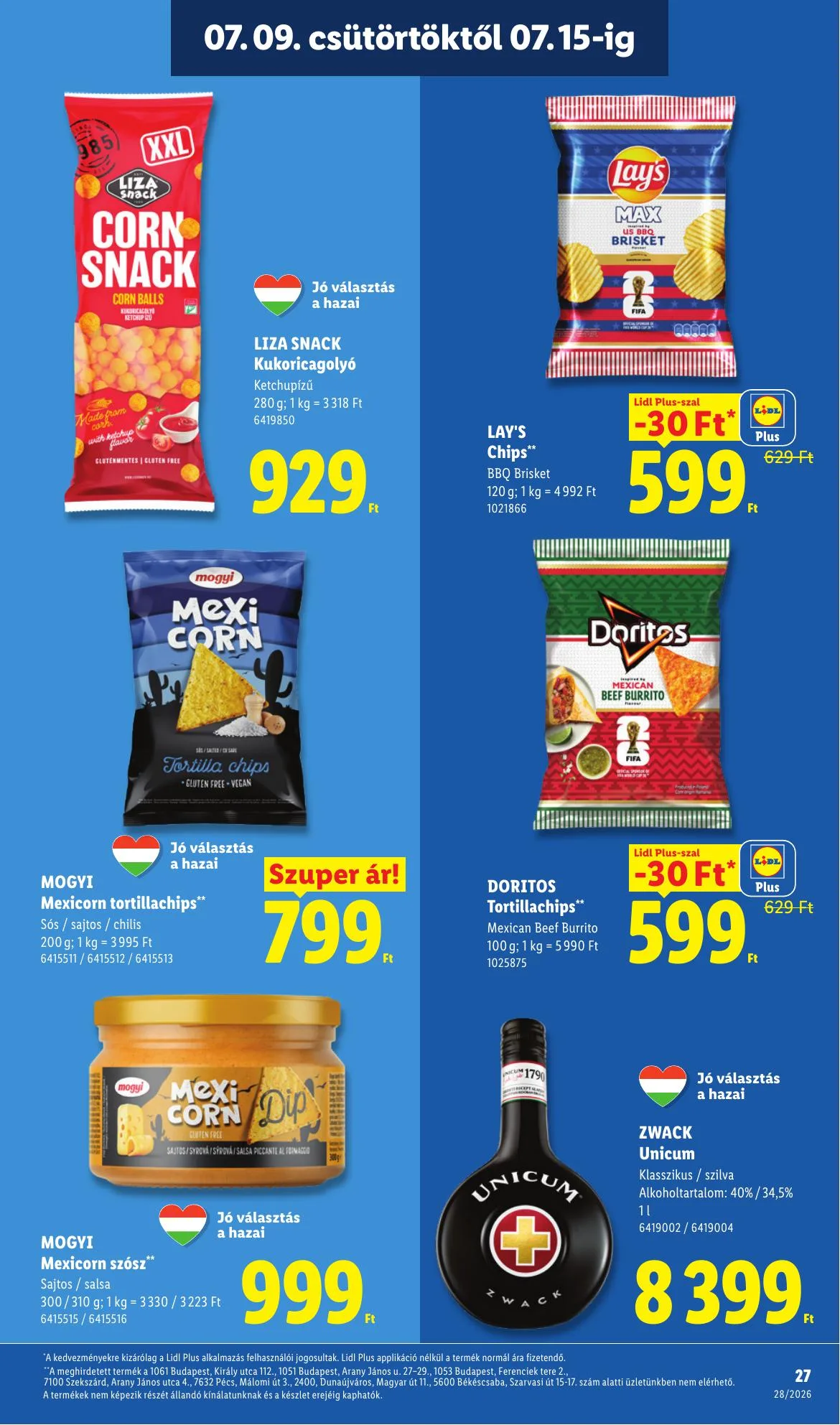 Lidl akciós újság 07.09–07.15 – 27. oldal