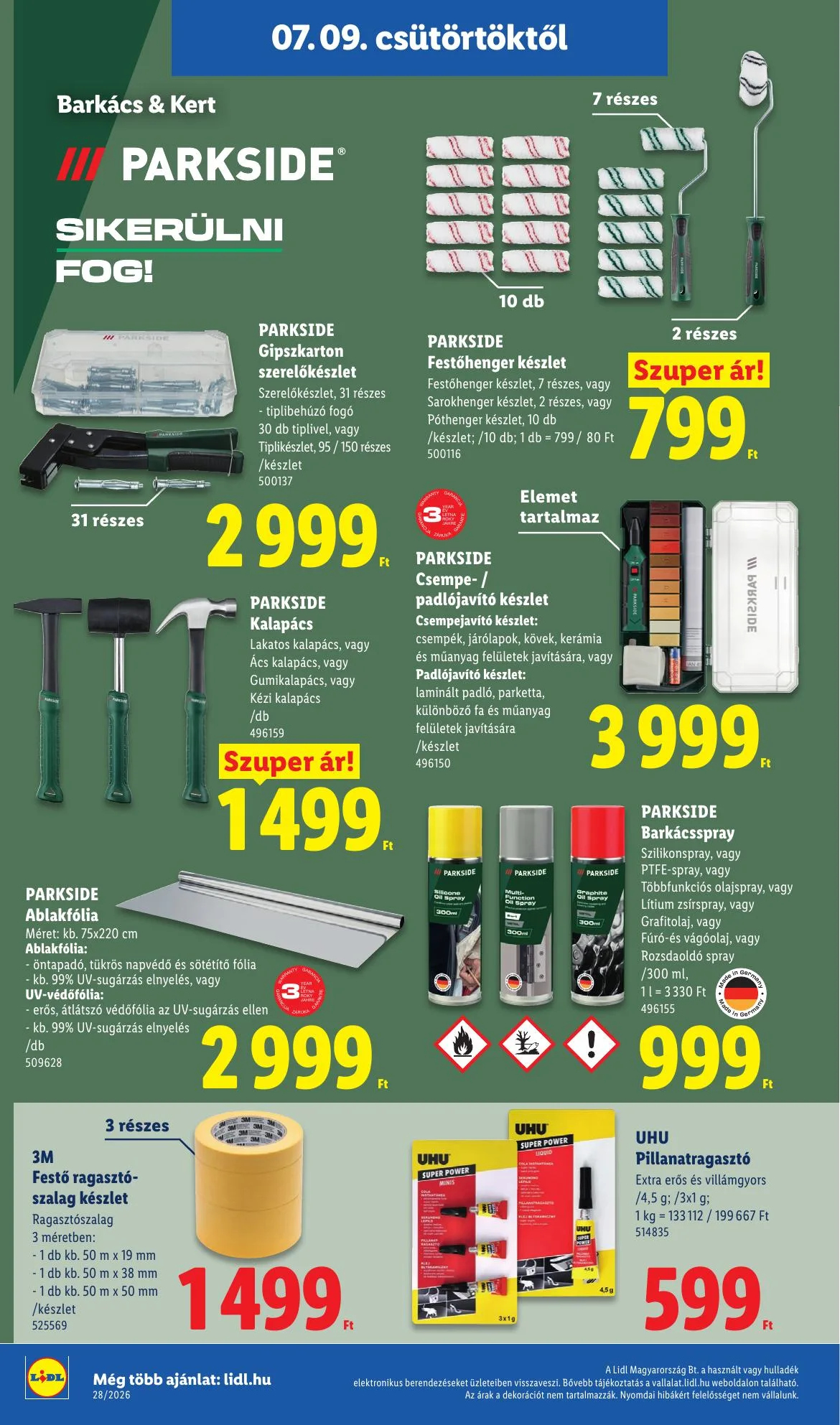 Lidl akciós újság 07.09–07.15 – 30. oldal