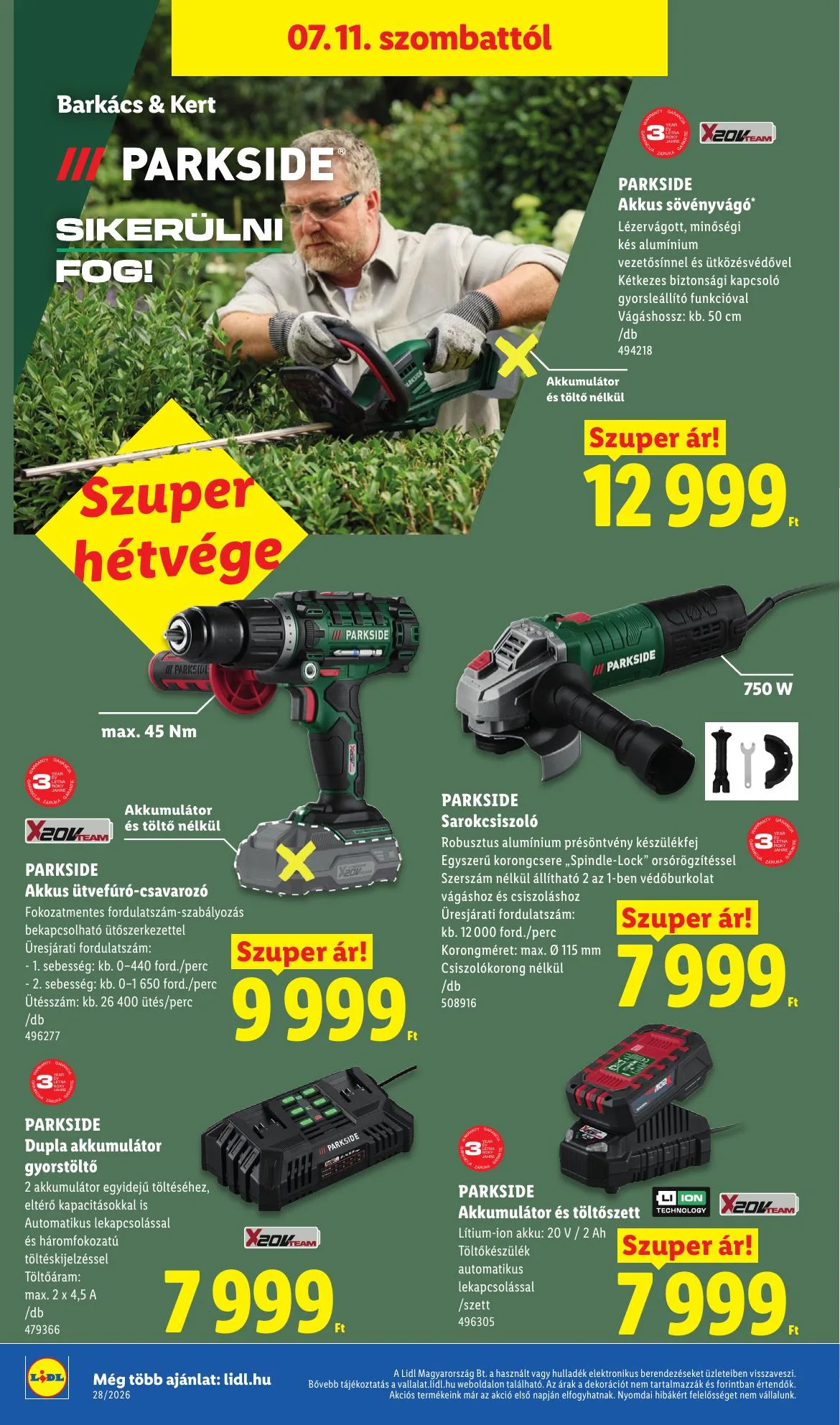 Lidl akciós újság 07.09–07.15 – 46. oldal