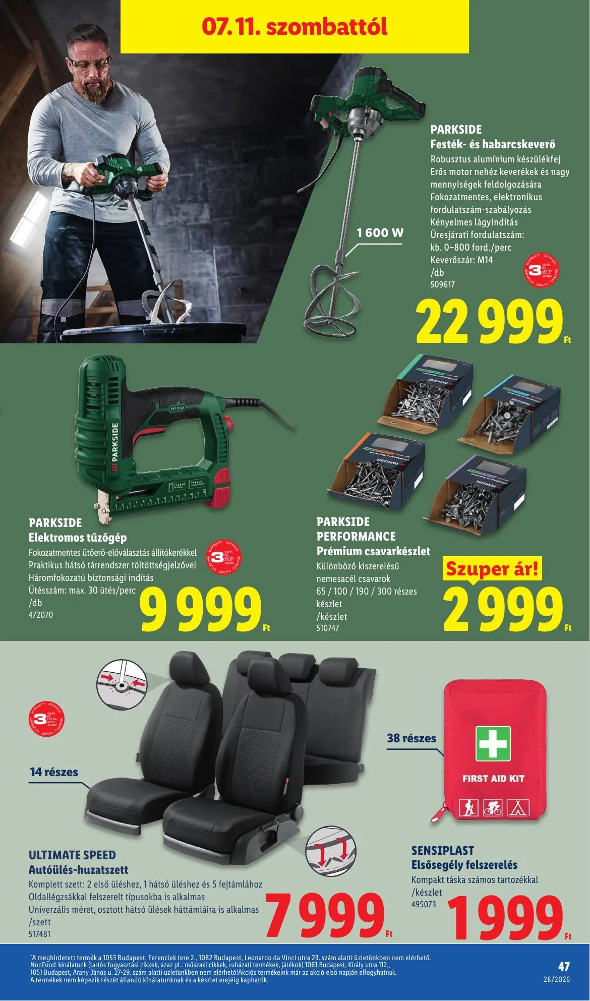 Lidl akciós újság 07.09–07.15 – 47. oldal