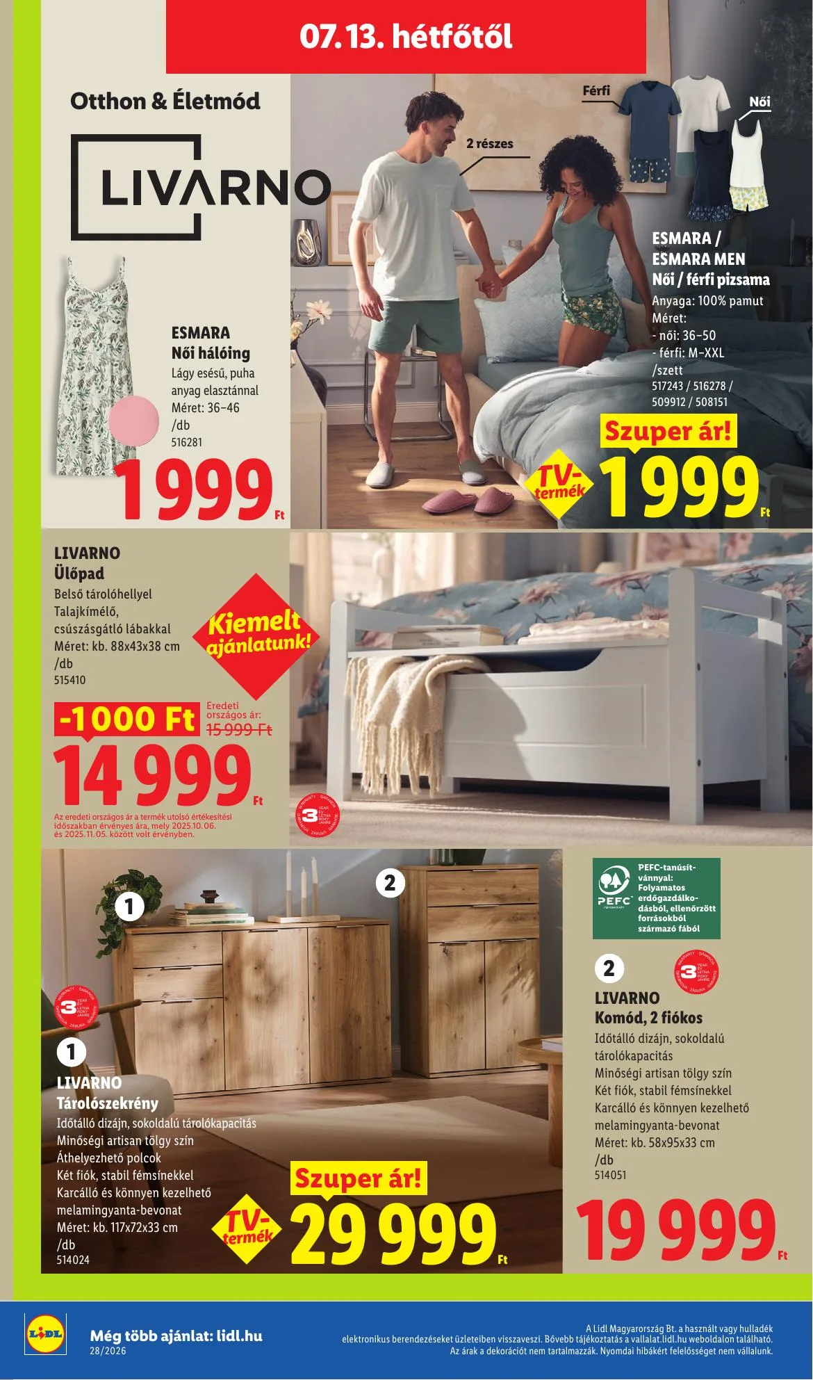 Lidl akciós újság 07.09–07.15 – 50. oldal