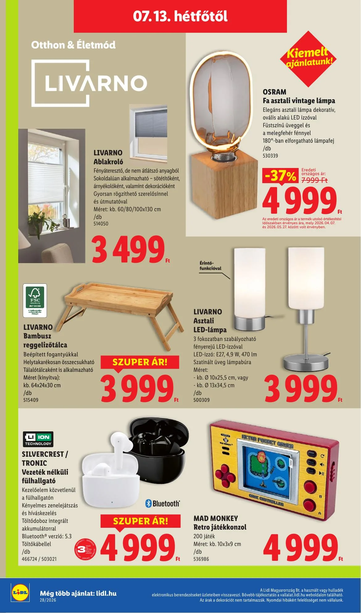 Lidl akciós újság 07.09–07.15 – 52. oldal