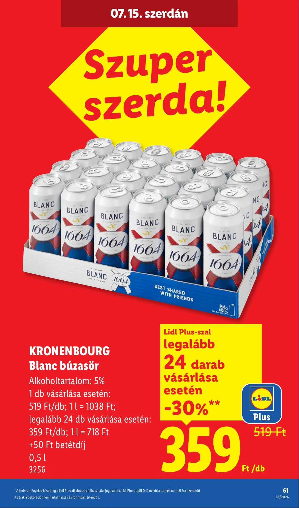 Lidl akciós újság 07.09–07.15 – 61. oldal