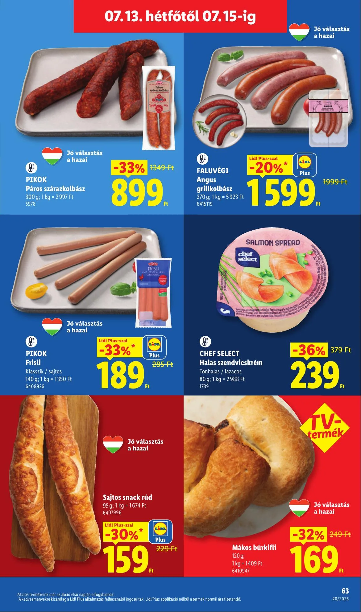 Lidl akciós újság 07.09–07.15 – 63. oldal