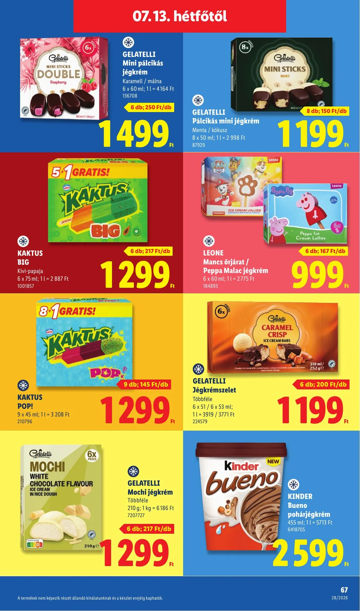 Lidl akciós újság 07.09–07.15 – 67. oldal