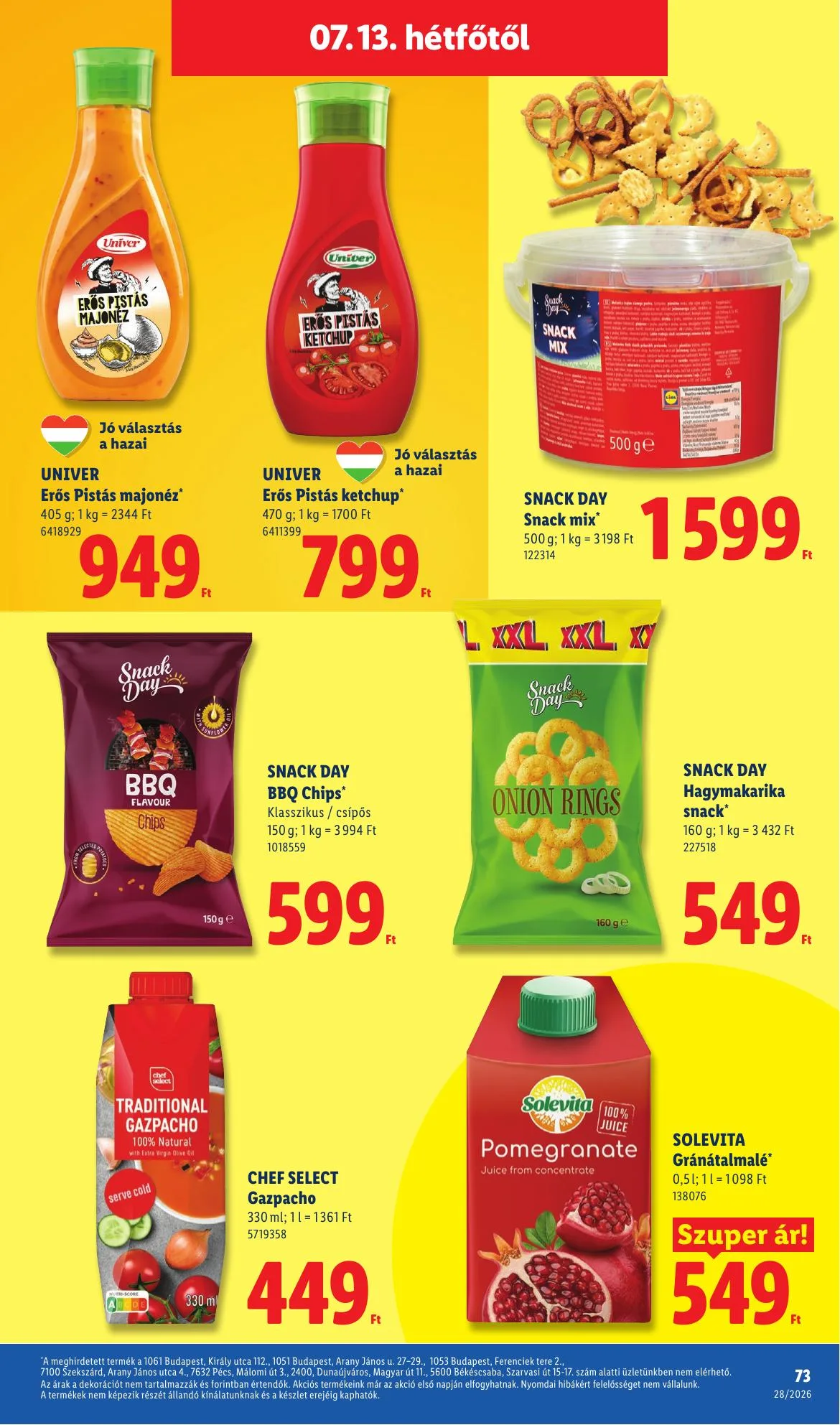 Lidl akciós újság 07.09–07.15 – 73. oldal