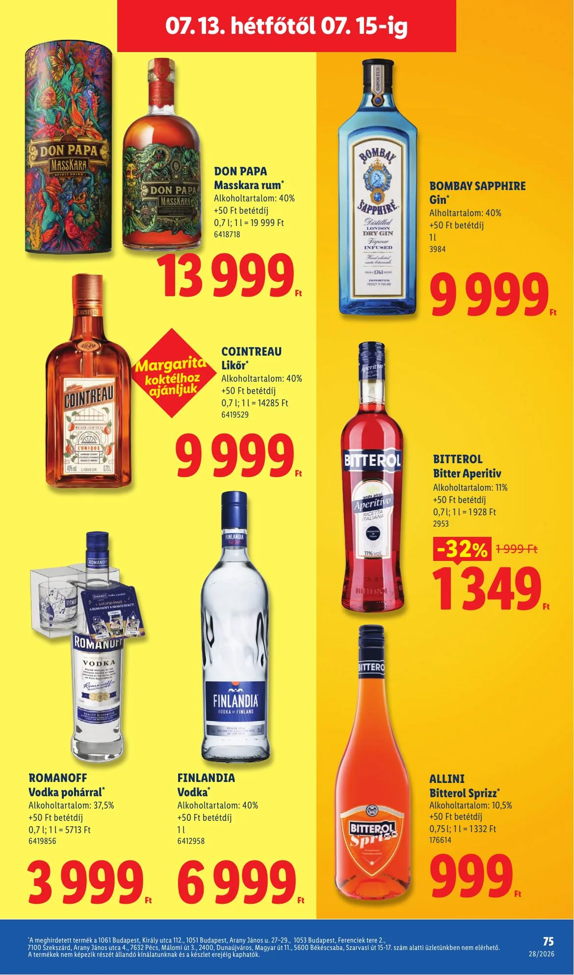 Lidl akciós újság 07.09–07.15 – 75. oldal