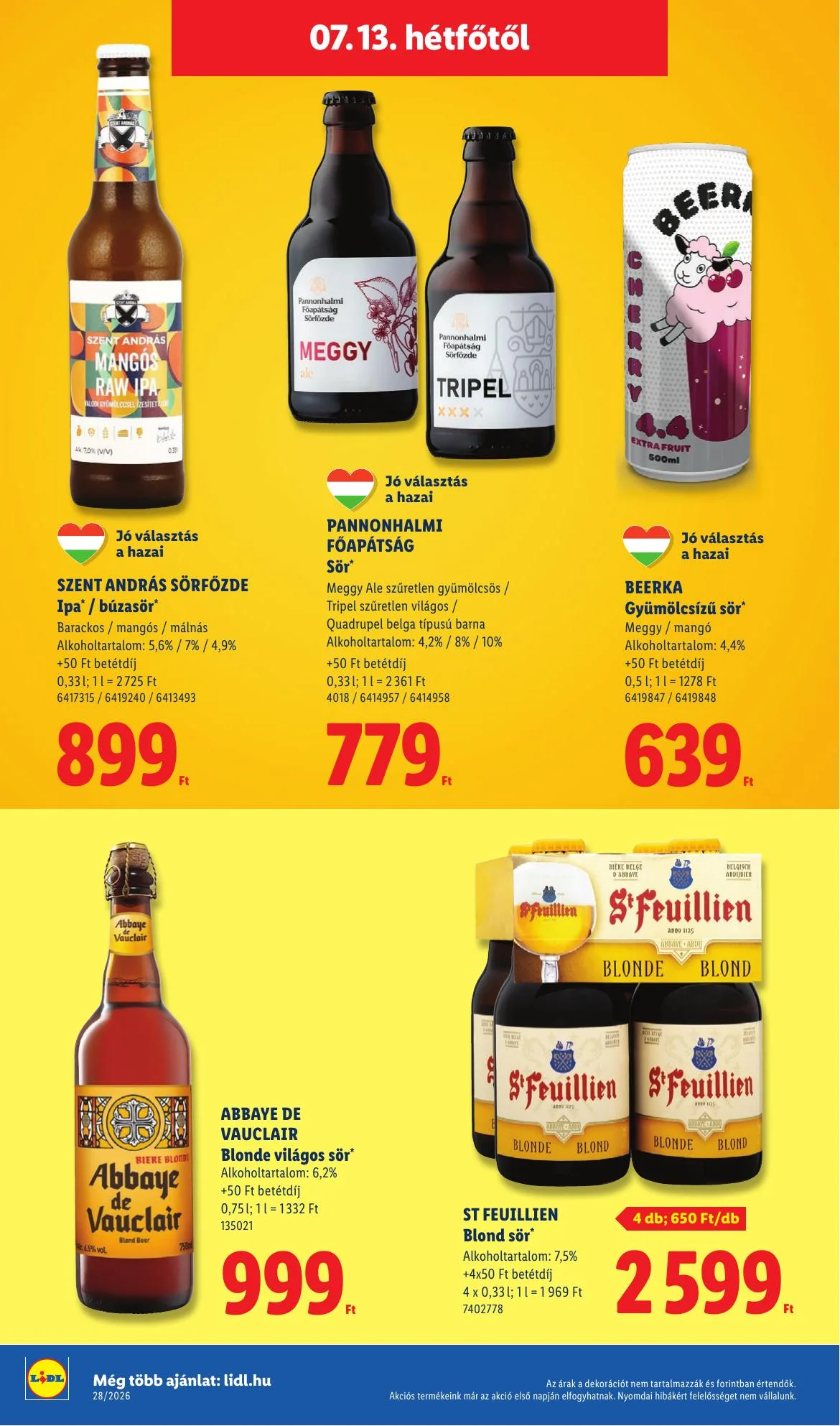 Lidl akciós újság 07.09–07.15 – 76. oldal