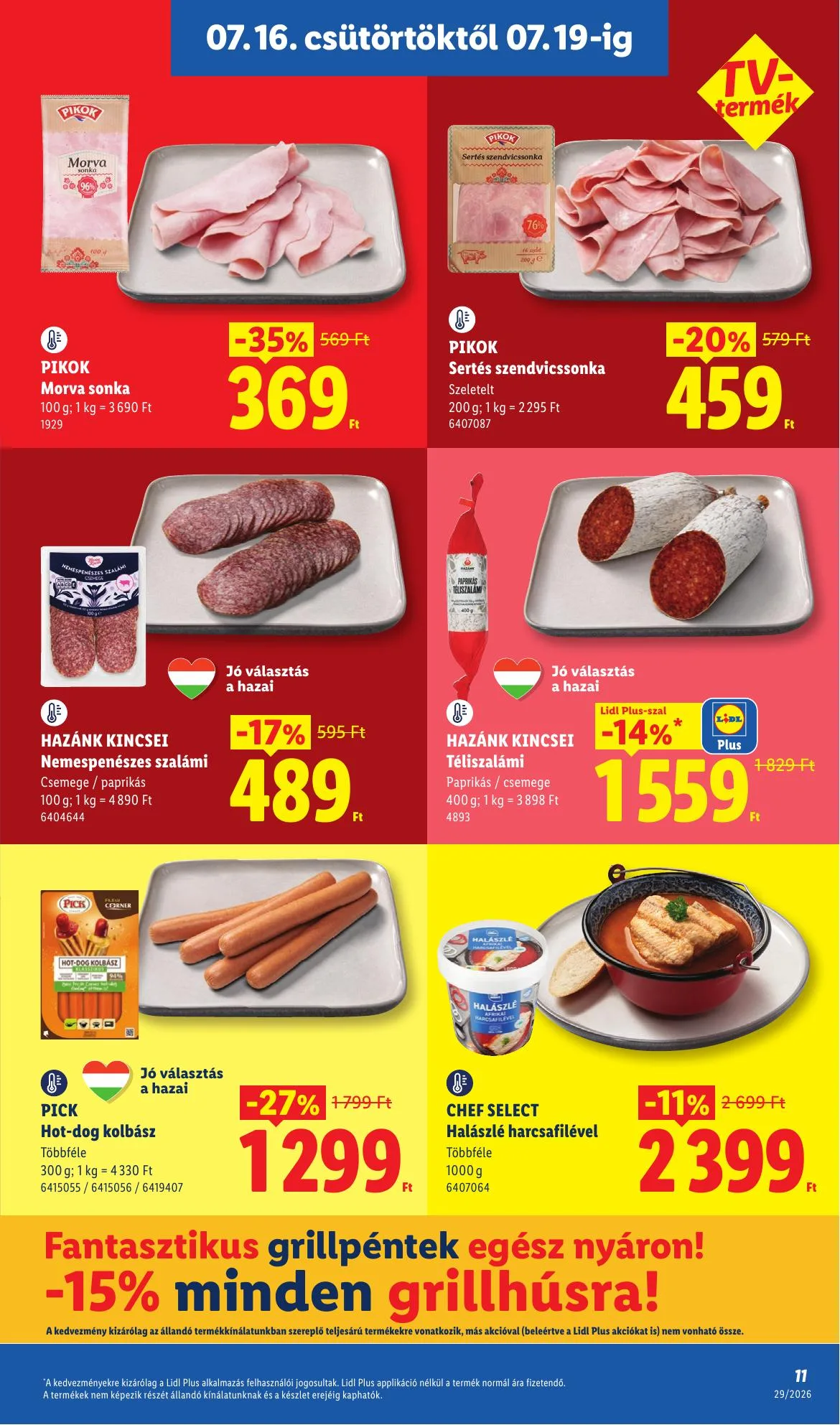Lidl akciós újság 07.16–07.22 – 11. oldal