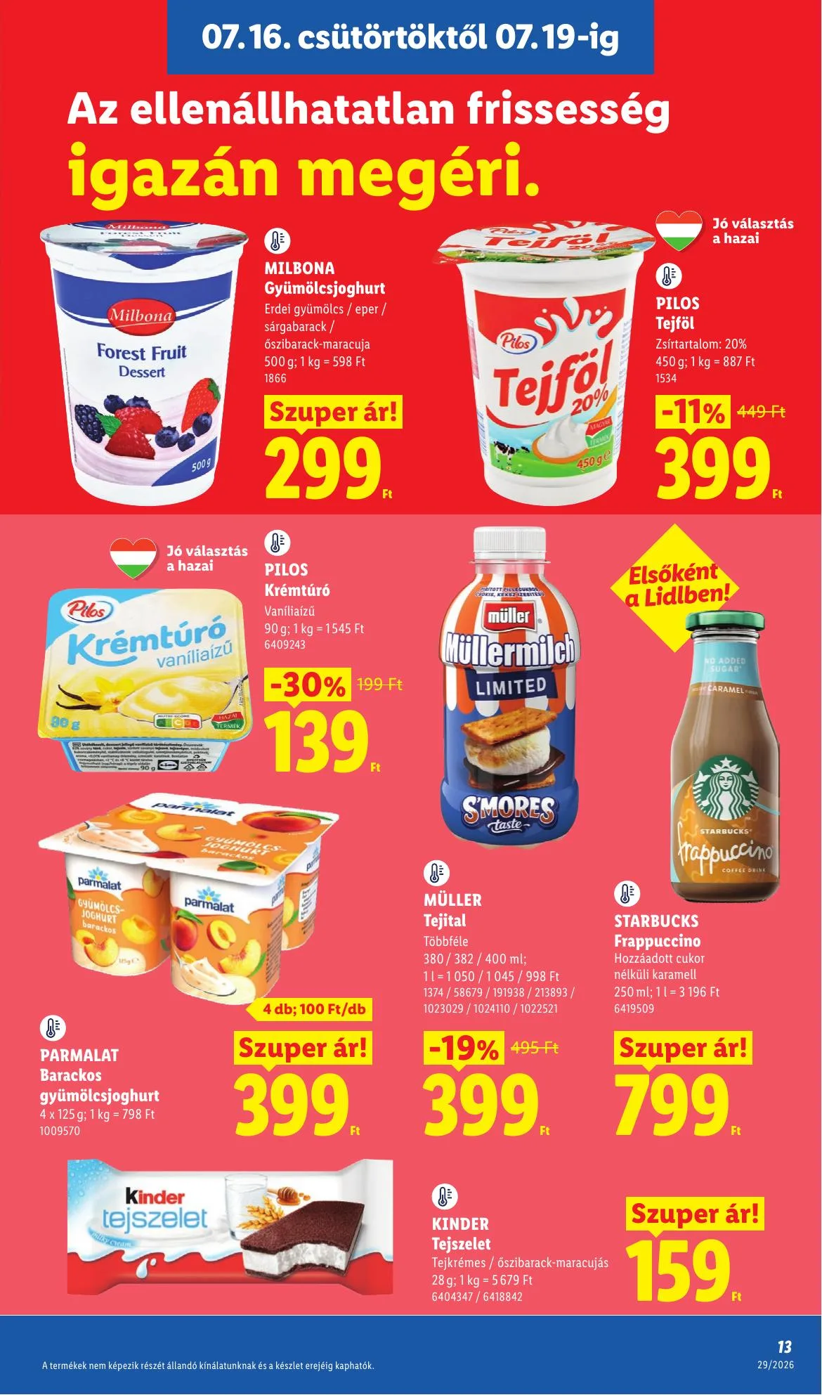 Lidl akciós újság 07.16–07.22 – 13. oldal
