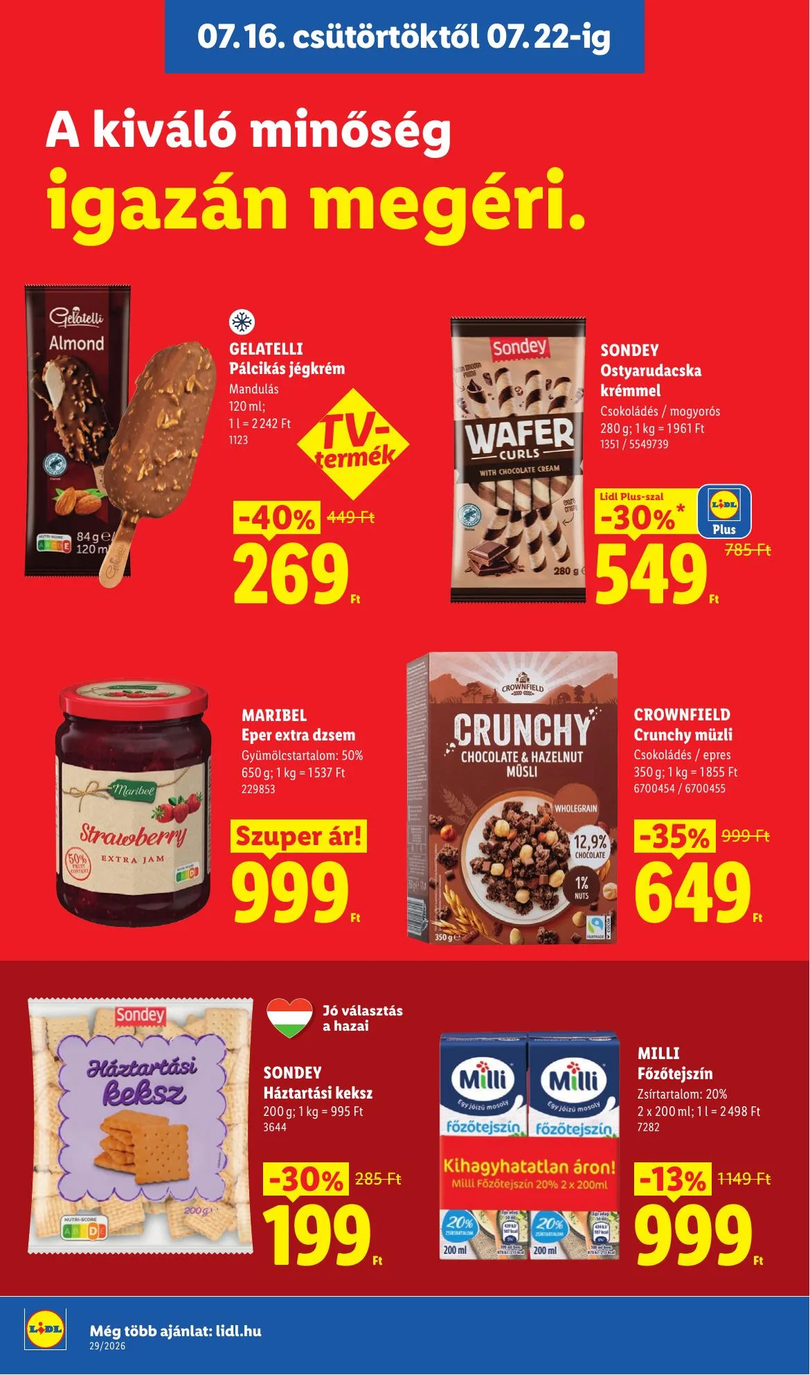 Lidl akciós újság 07.16–07.22 – 16. oldal