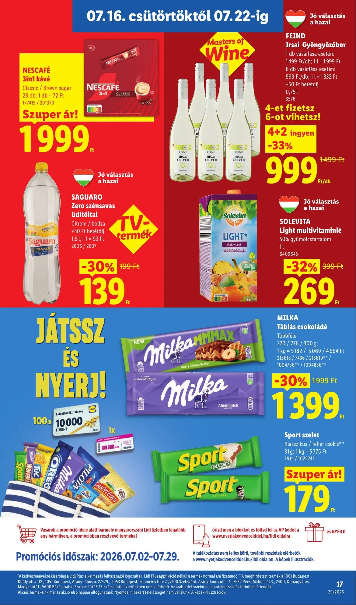 Lidl akciós újság 07.16–07.22 – 17. oldal