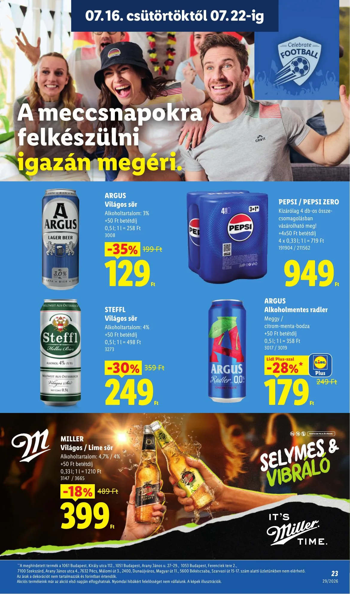 Lidl akciós újság 07.16–07.22 – 23. oldal