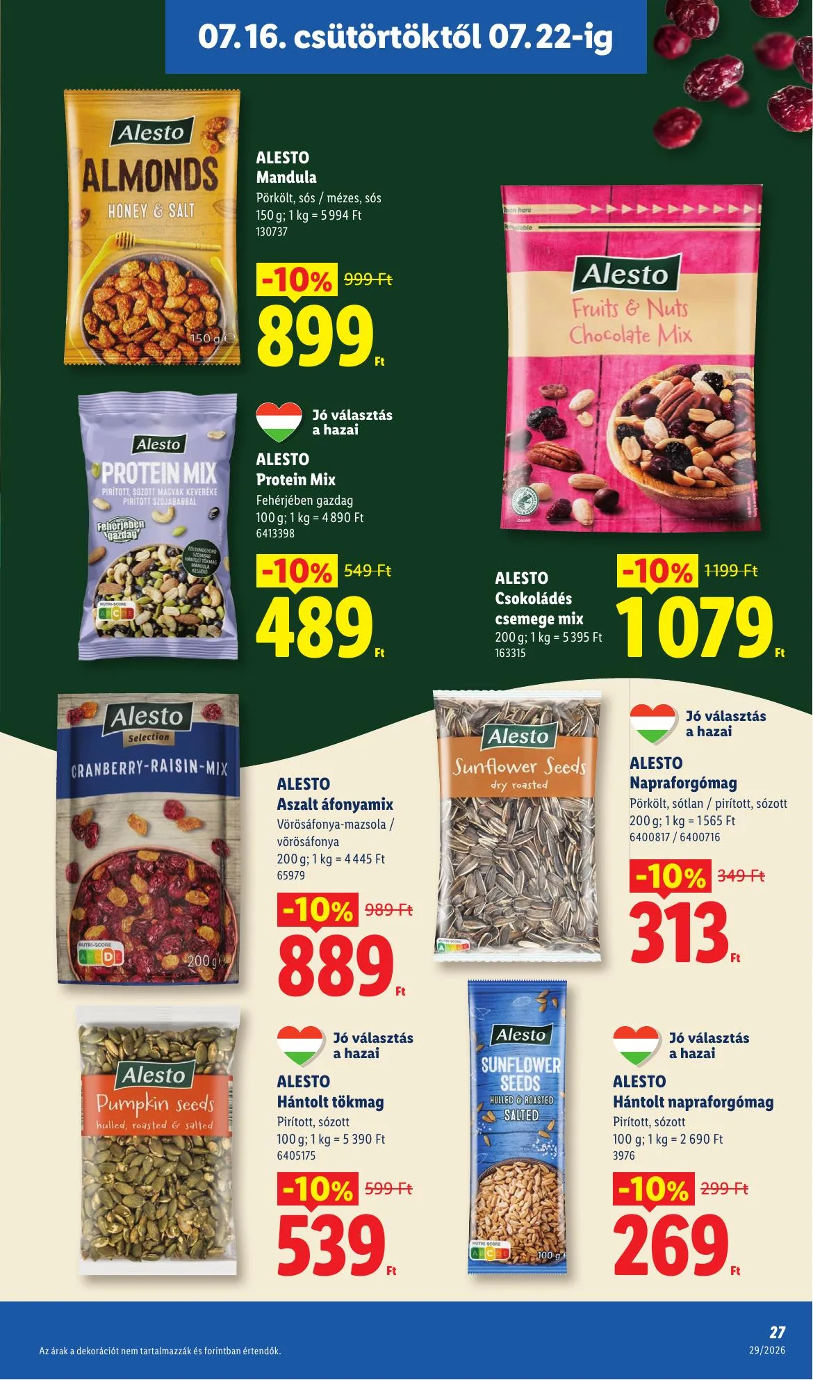 Lidl akciós újság 07.16–07.22 – 27. oldal