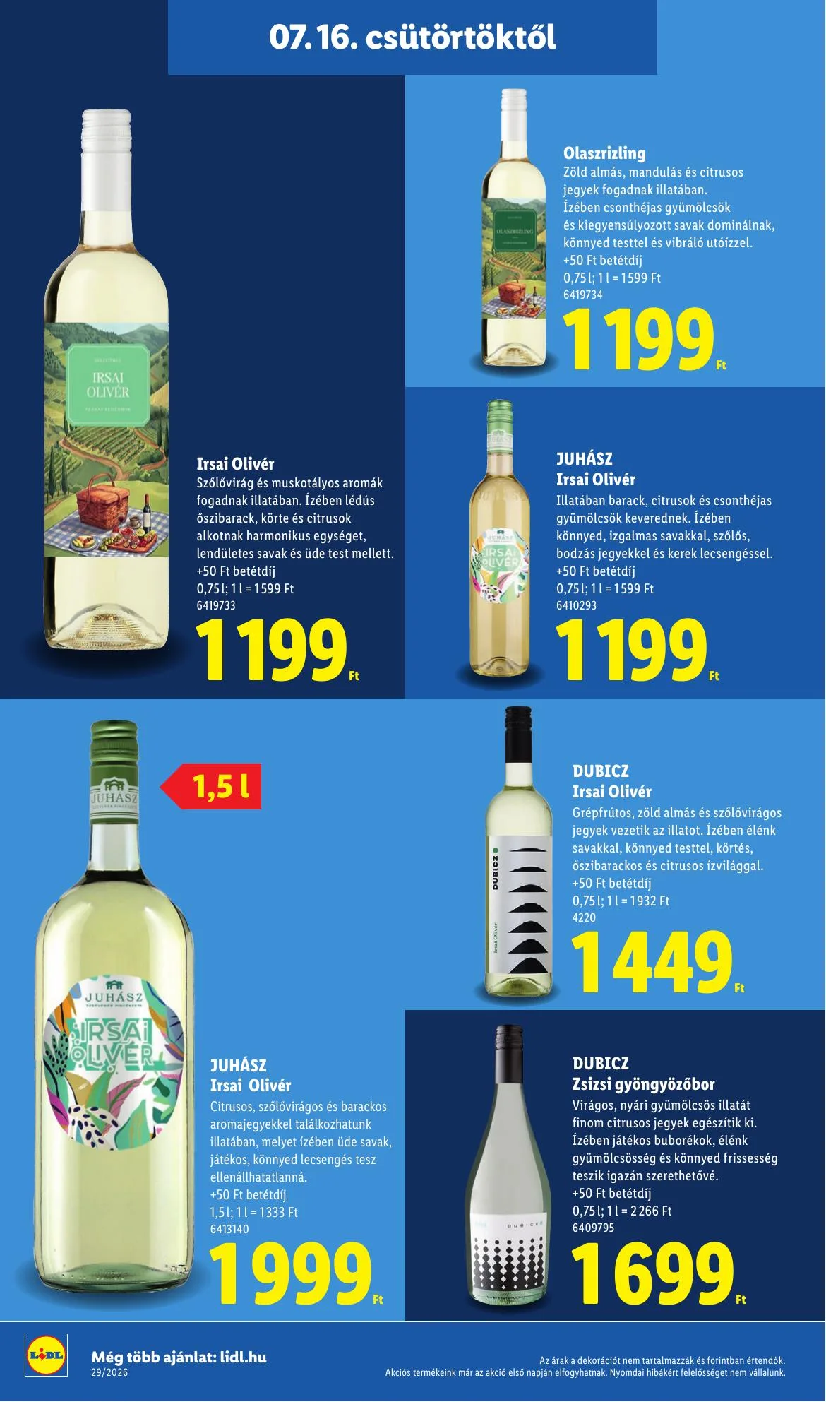 Lidl akciós újság 07.16–07.22 – 32. oldal