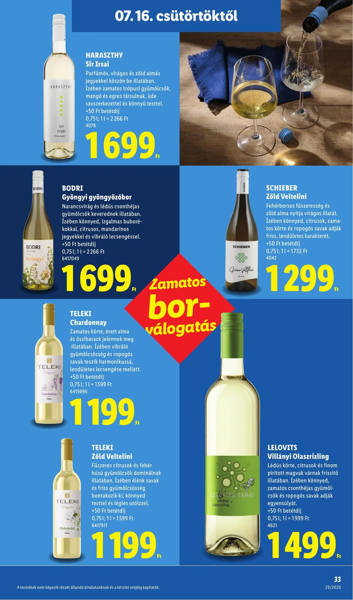 Lidl akciós újság 07.16–07.22 – 33. oldal