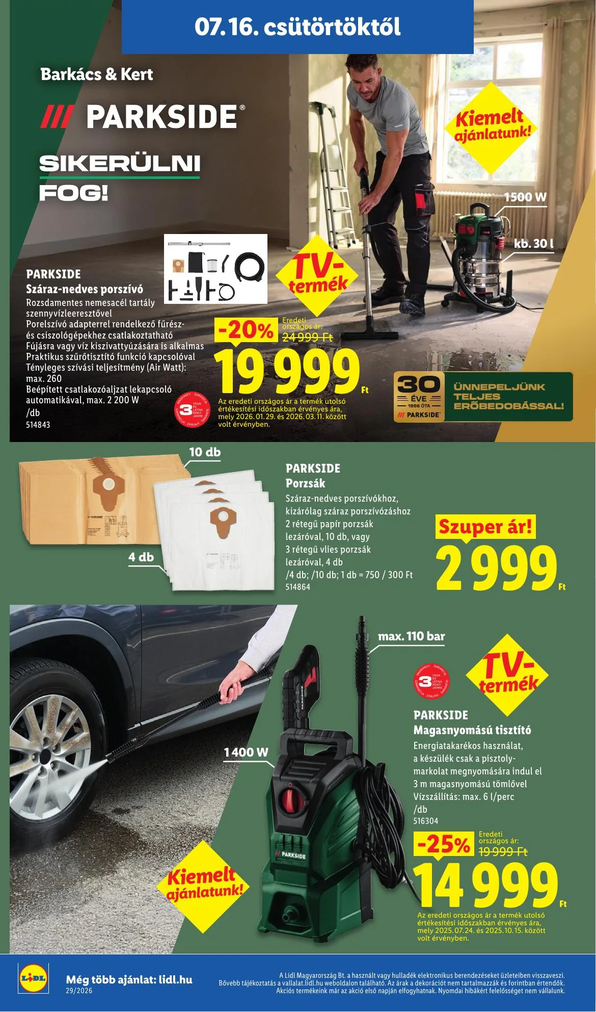 Lidl akciós újság 07.16–07.22 – 38. oldal