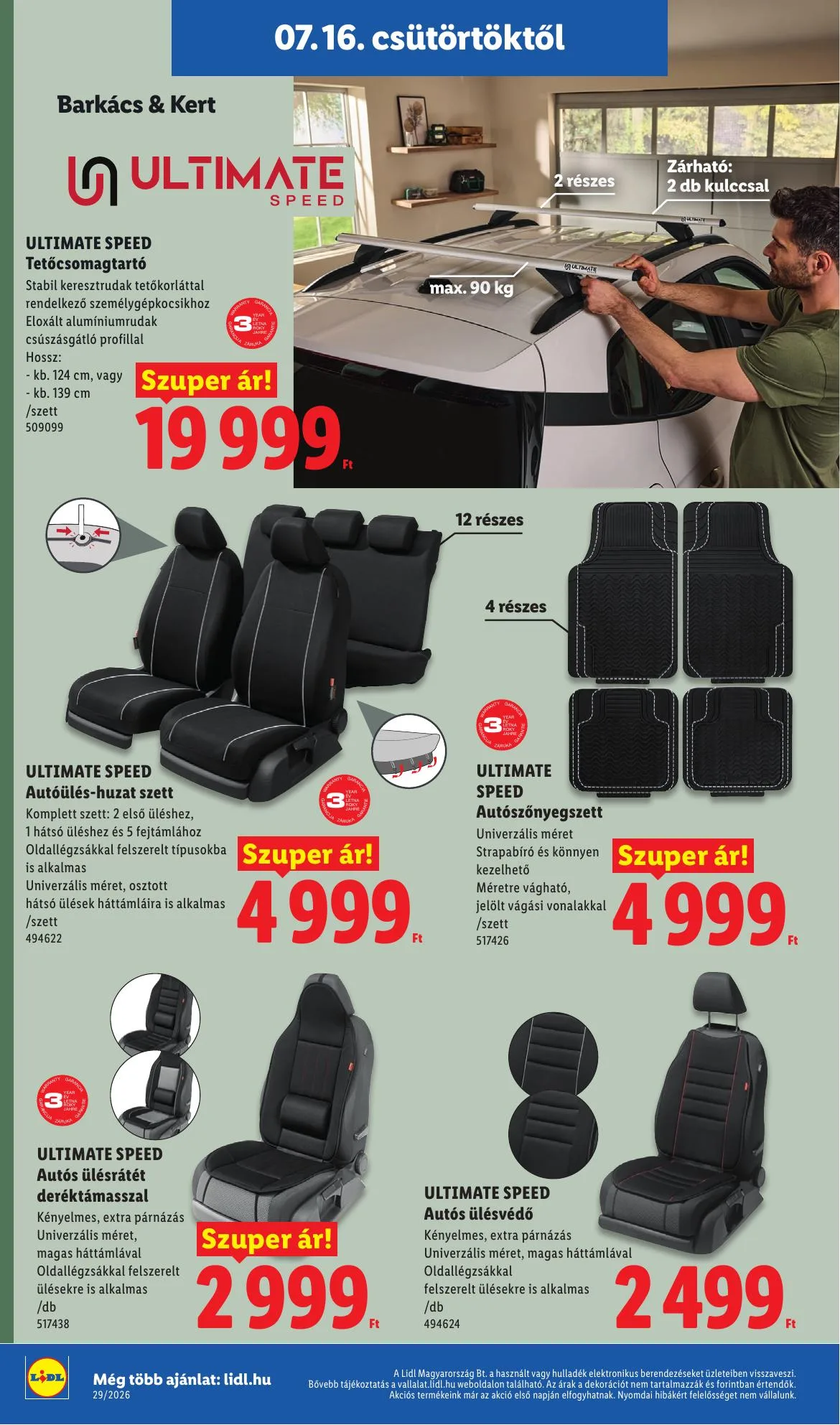 Lidl akciós újság 07.16–07.22 – 40. oldal