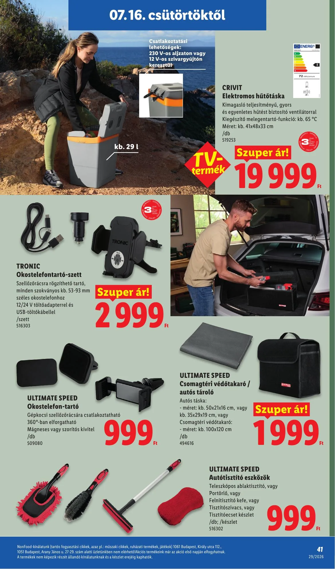 Lidl akciós újság 07.16–07.22 – 41. oldal