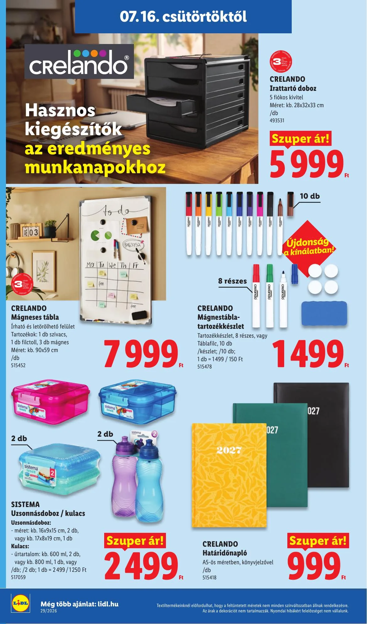 Lidl akciós újság 07.16–07.22 – 48. oldal