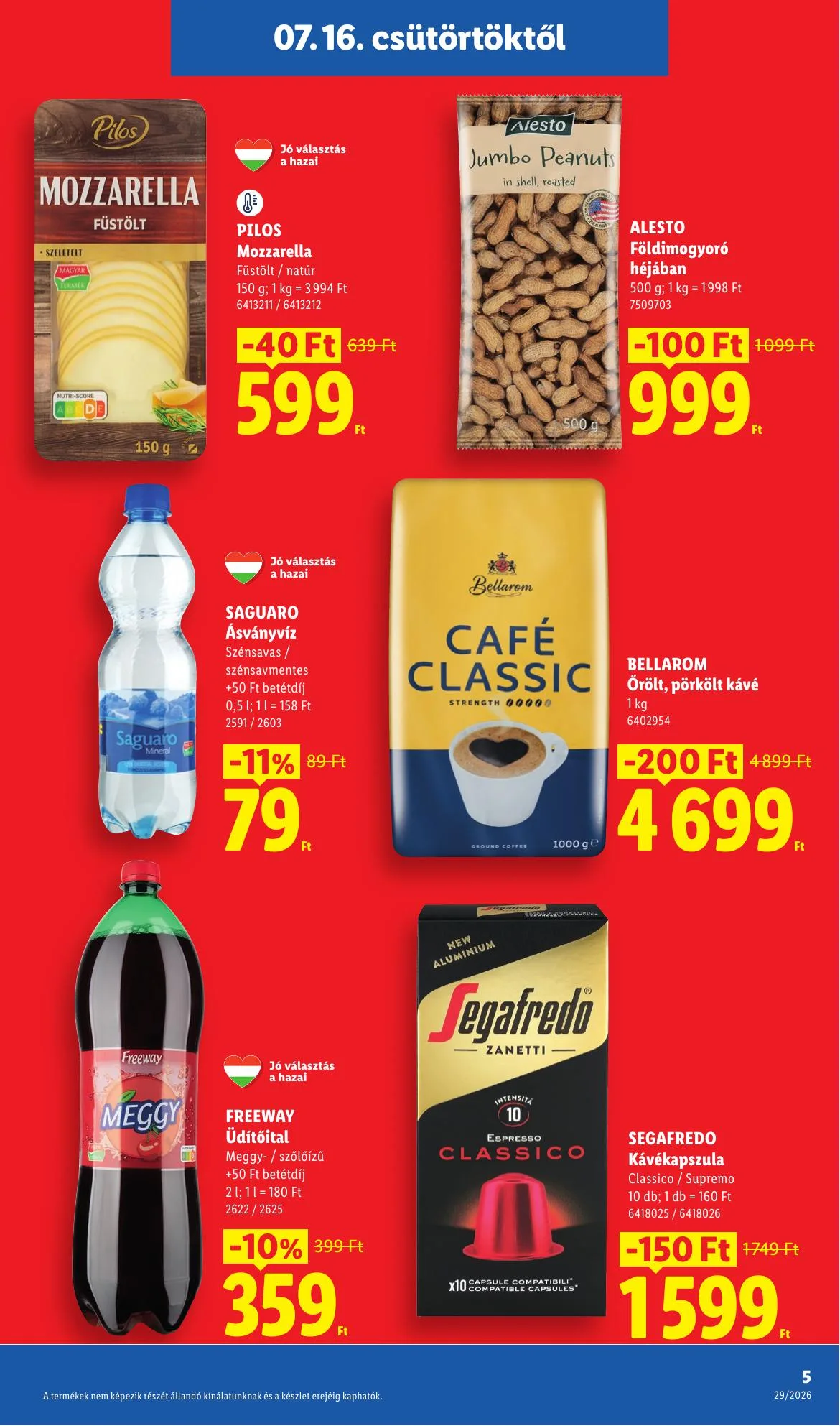 Lidl akciós újság 07.16–07.22 – 5. oldal