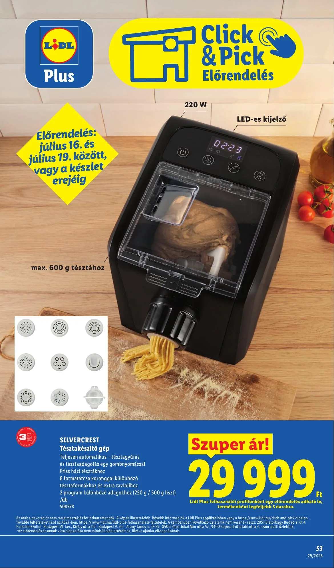 Lidl akciós újság 07.16–07.22 – 53. oldal