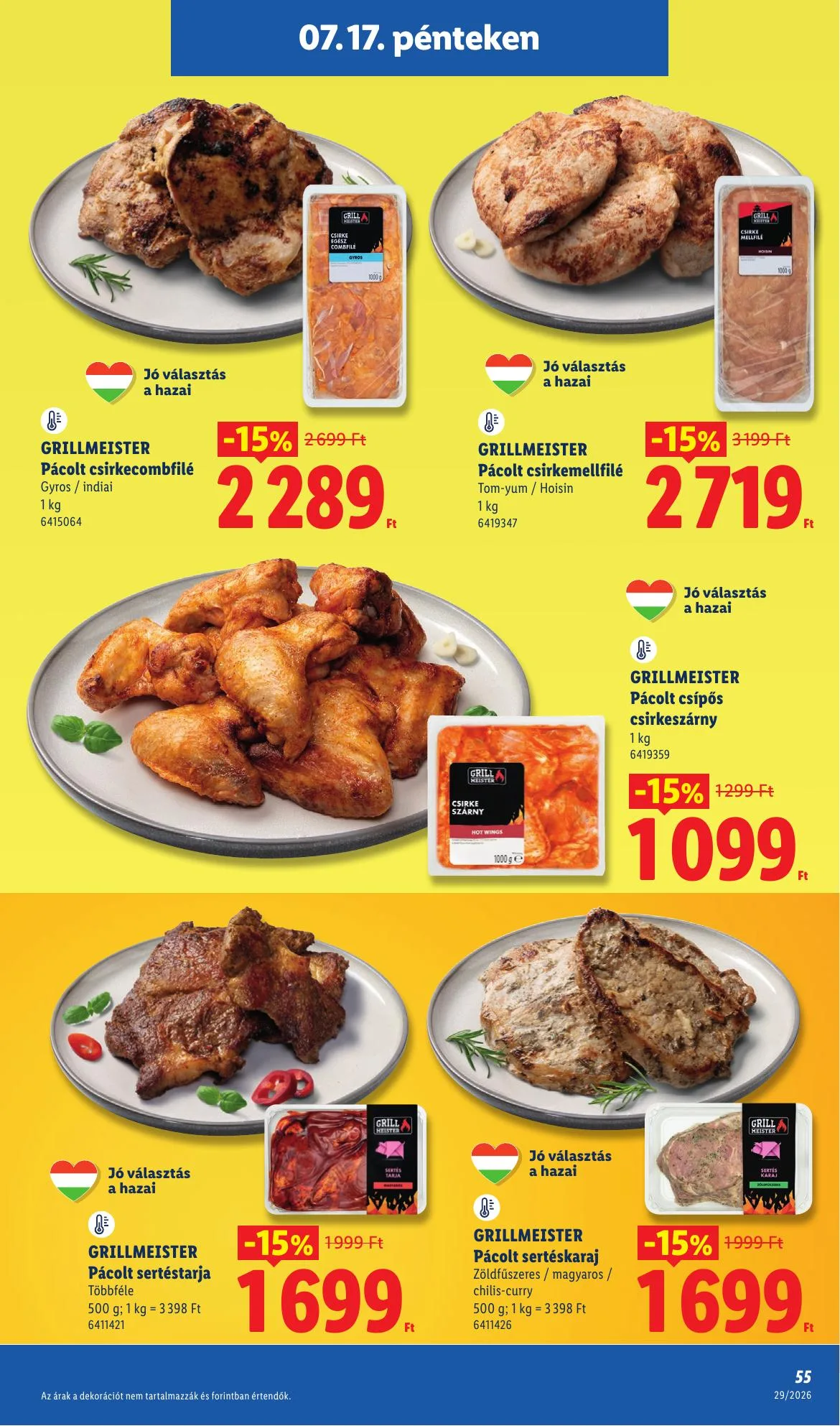 Lidl akciós újság 07.16–07.22 – 55. oldal