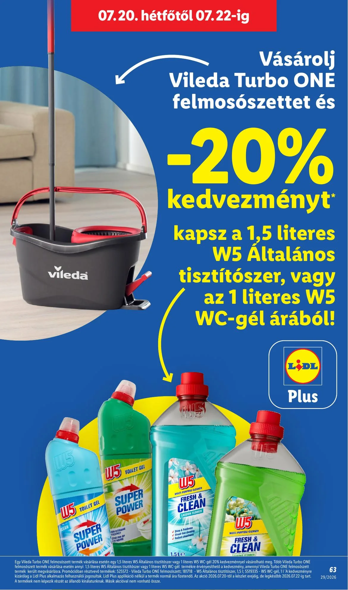 Lidl akciós újság 07.16–07.22 – 63. oldal