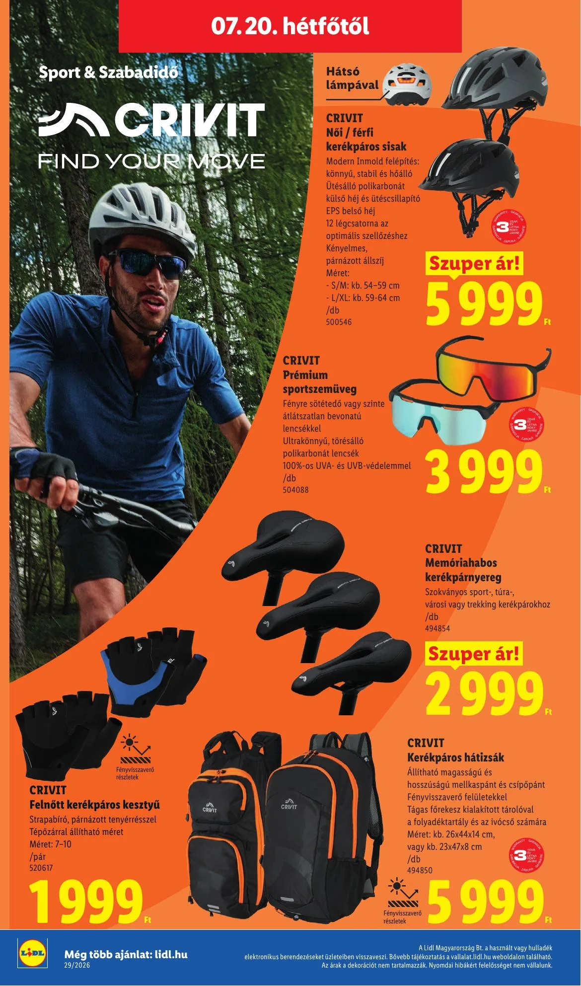 Lidl akciós újság 07.16–07.22 – 70. oldal