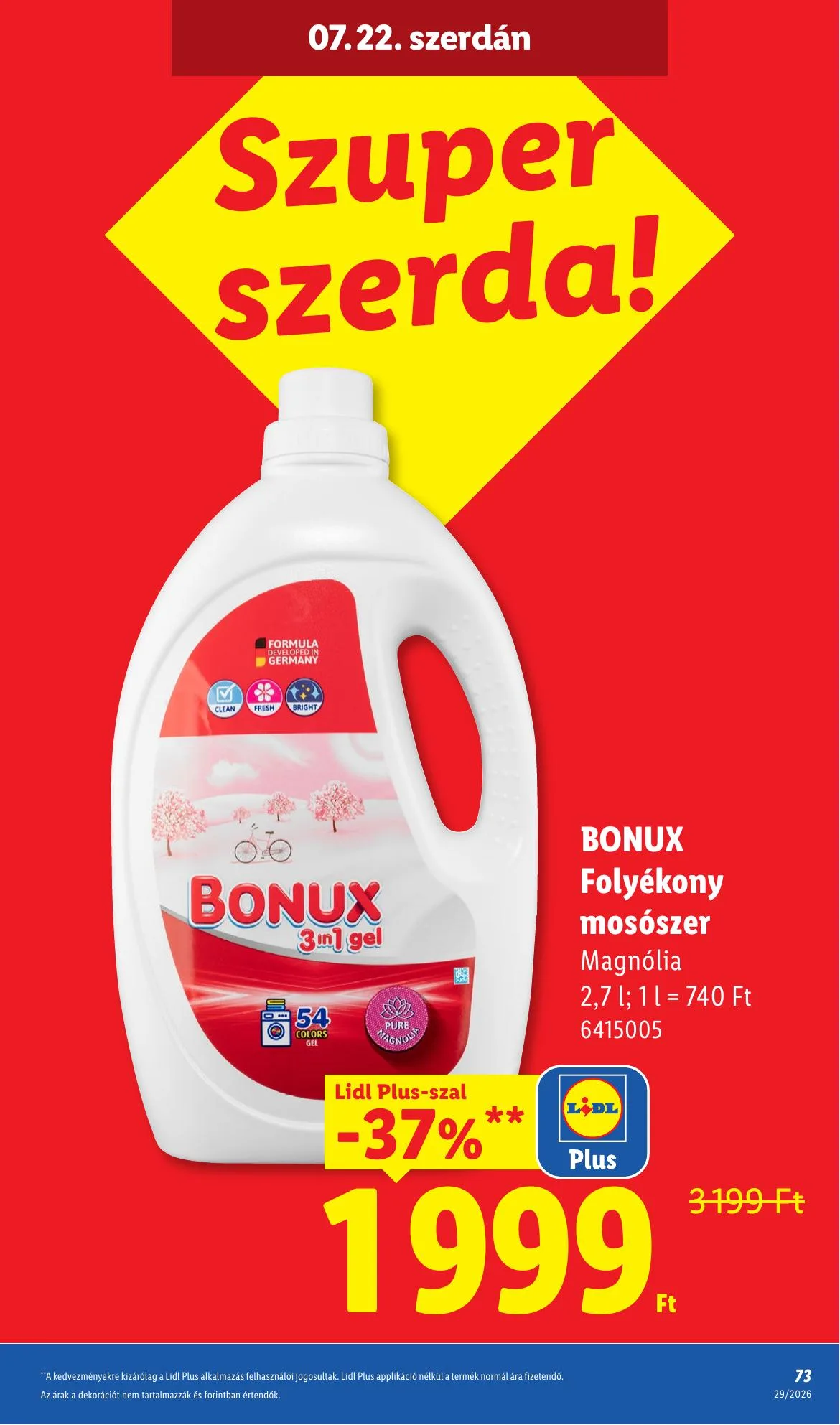 Lidl akciós újság 07.16–07.22 – 73. oldal