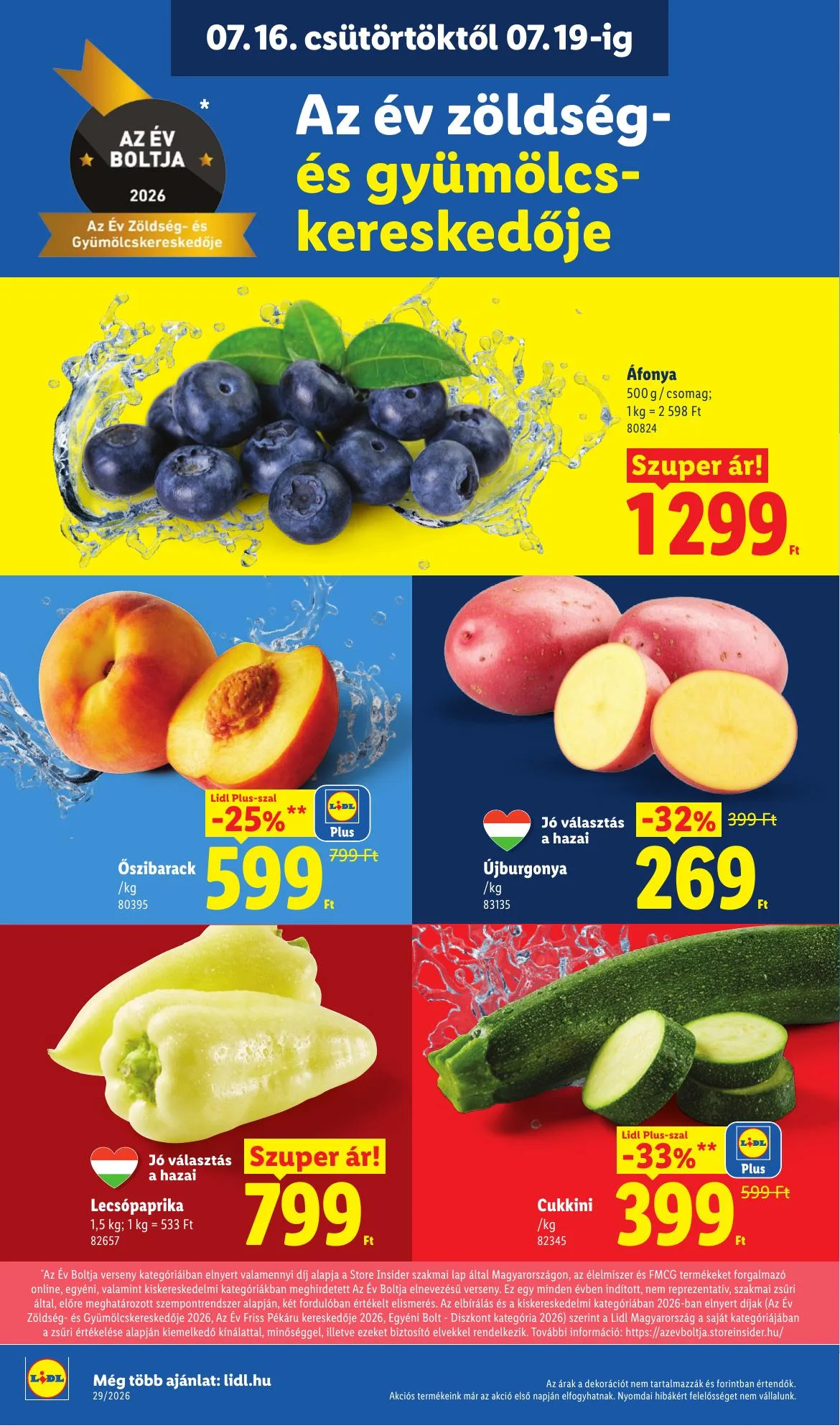 Lidl akciós újság 07.16–07.22 – 8. oldal