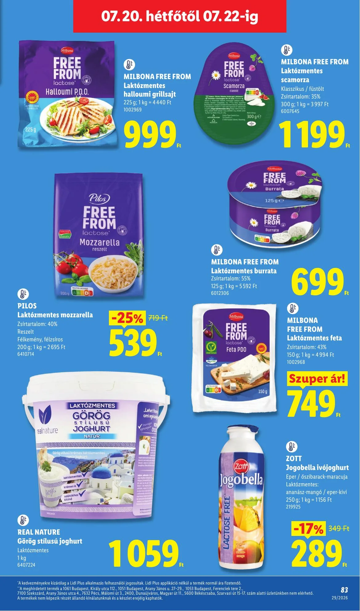 Lidl akciós újság 07.16–07.22 – 83. oldal