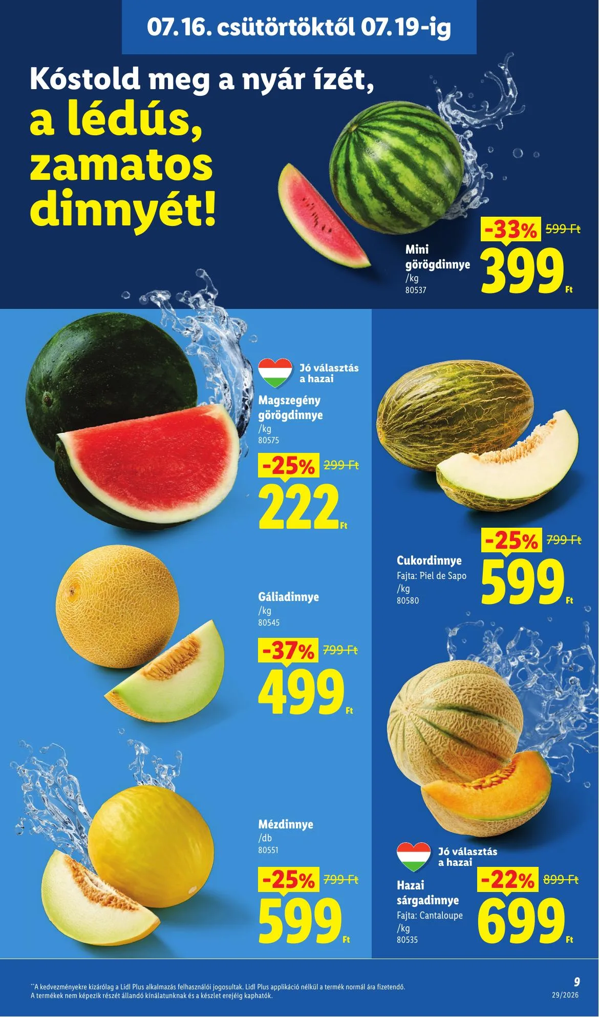 Lidl akciós újság 07.16–07.22 – 9. oldal