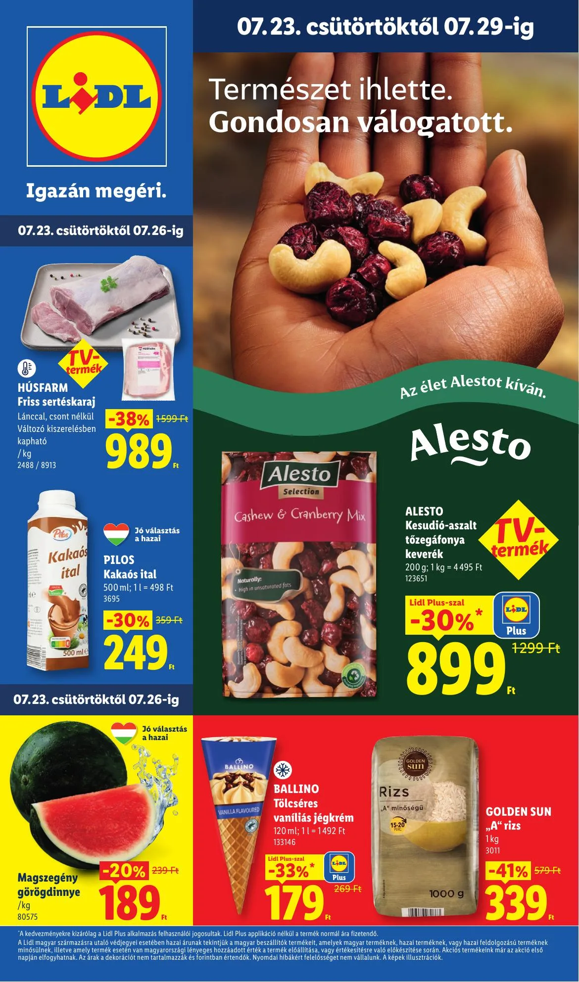 Lidl akciós újság 07.23–07.29