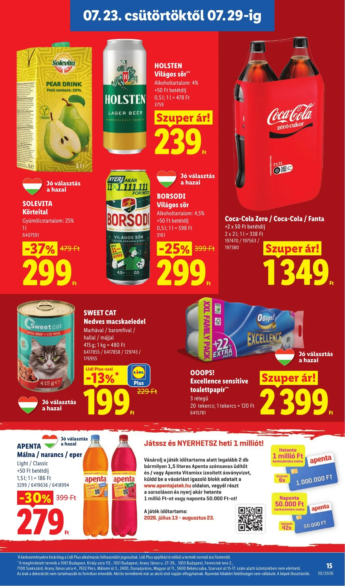 Lidl akciós újság 07.23–07.29 – 15. oldal